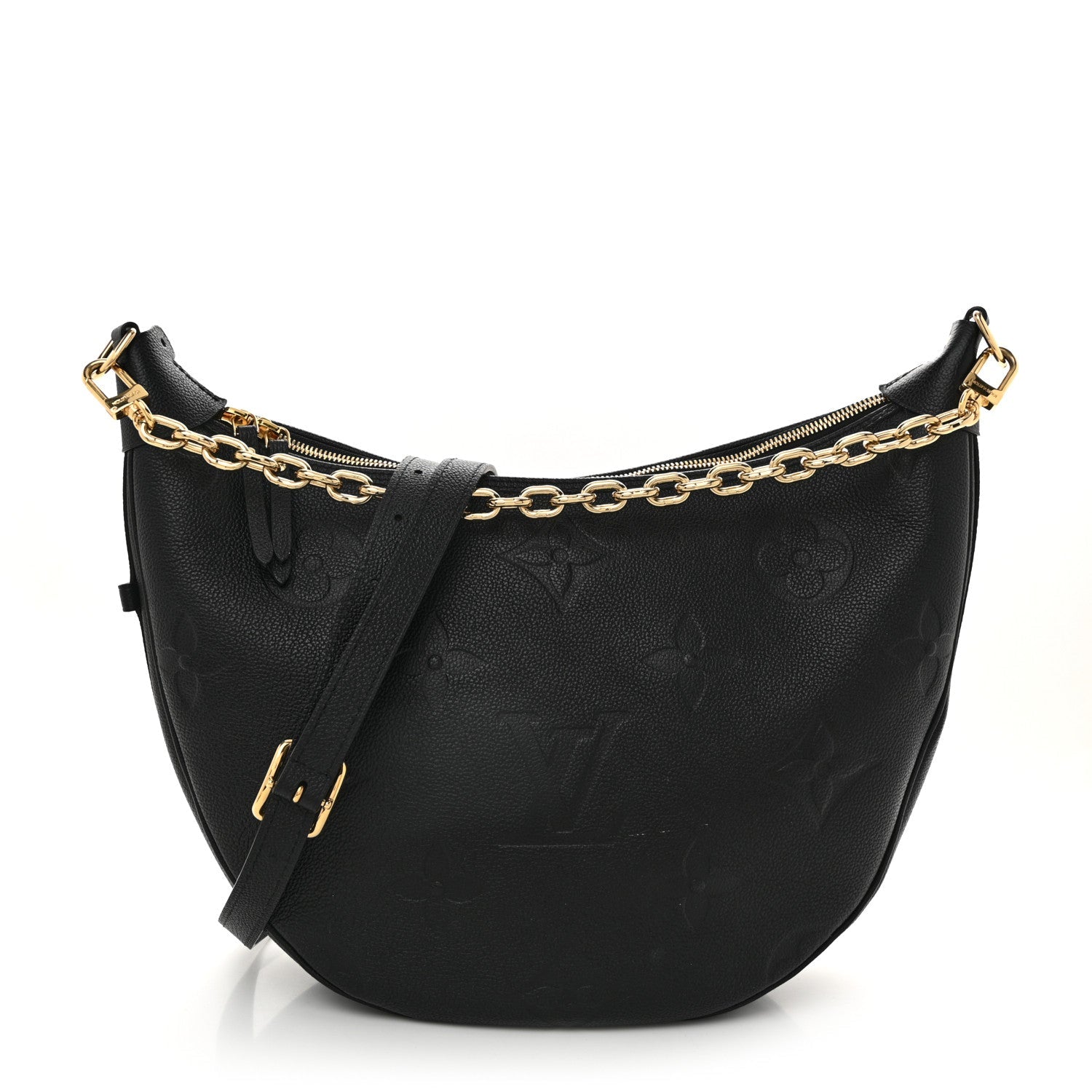 Empreinte Monogram Giant Loop Hobo Black
