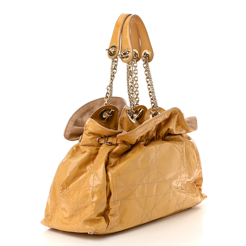 Patent Cannage Medium Le Trente Tote Beige