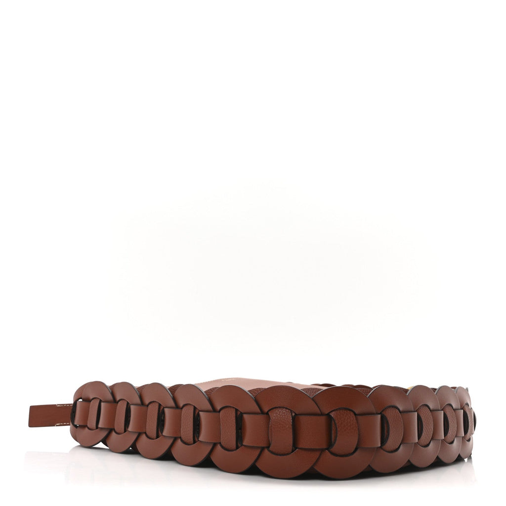 Small Grain Smooth Calfskin Medium Darryl Hobo Sepia Brown