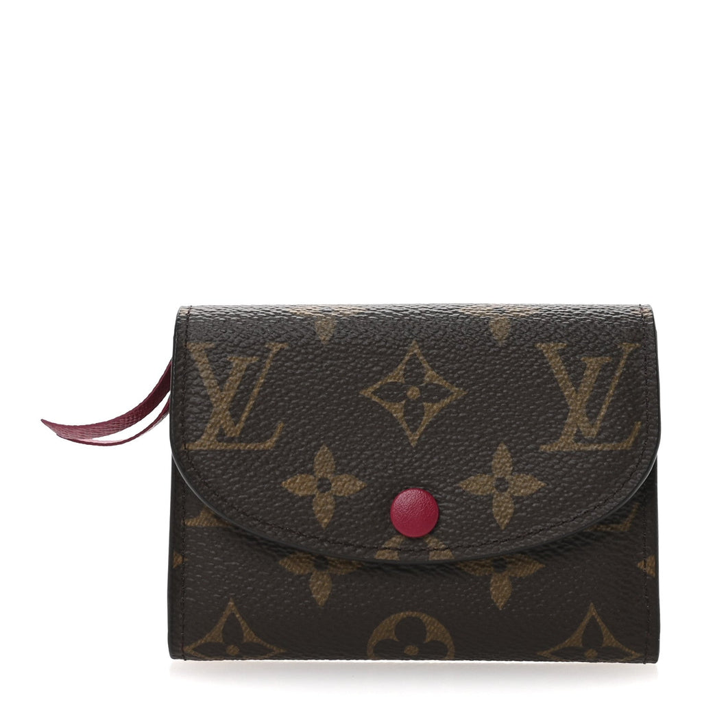 Monogram Rosalie Coin Purse Fuchsia