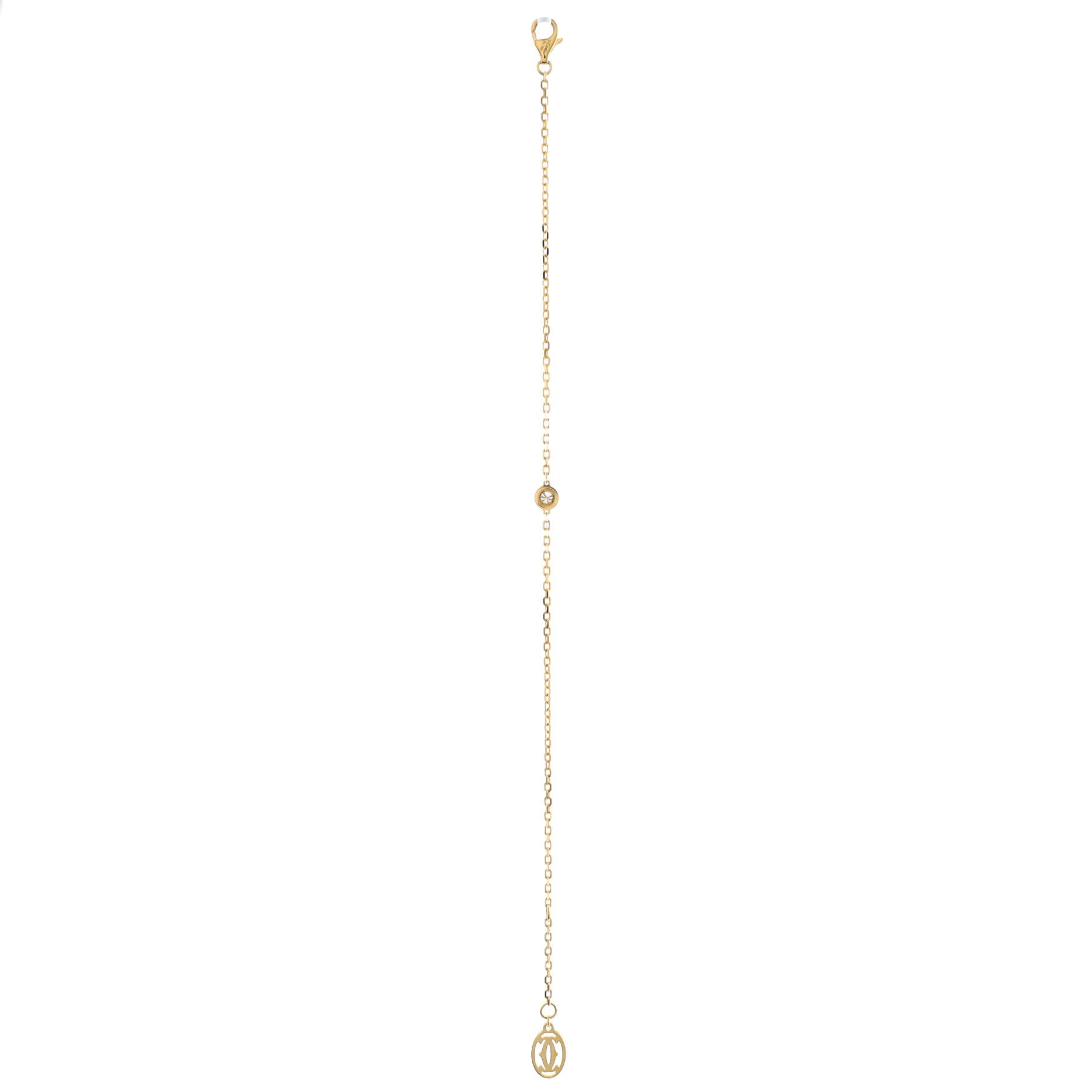 D'Amour Bracelet 18K Yellow Gold and Diamond Small