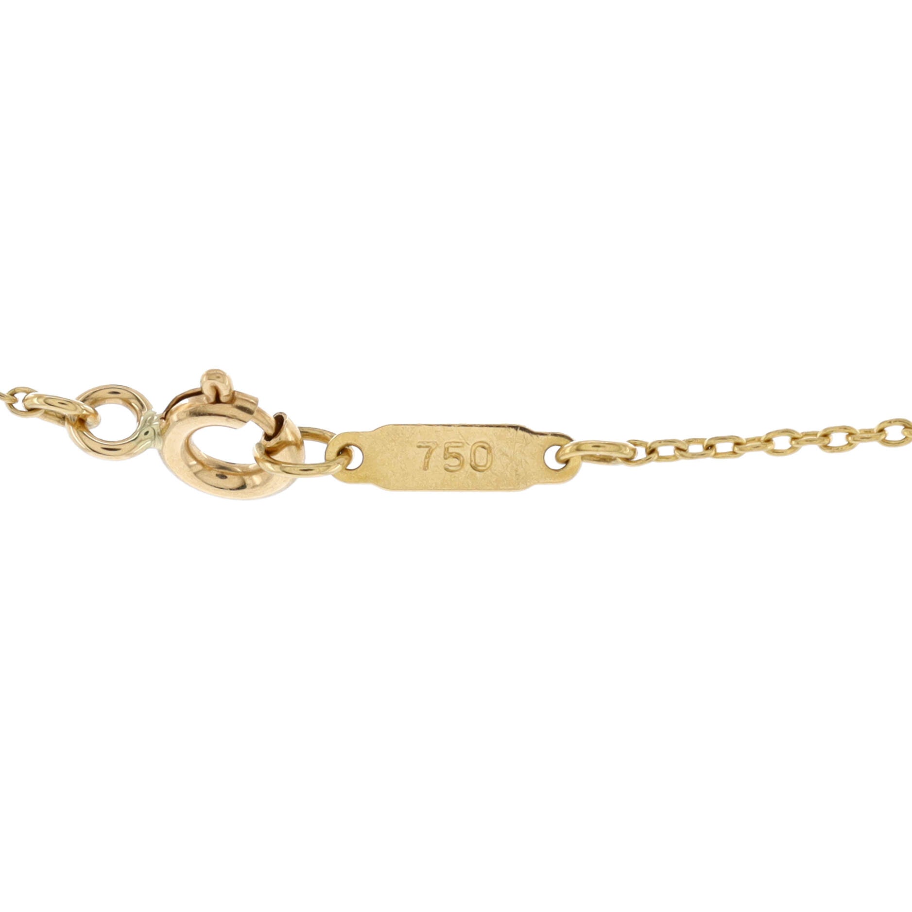 Cross Pendant Necklace 18K Yellow Gold with Diamonds Small