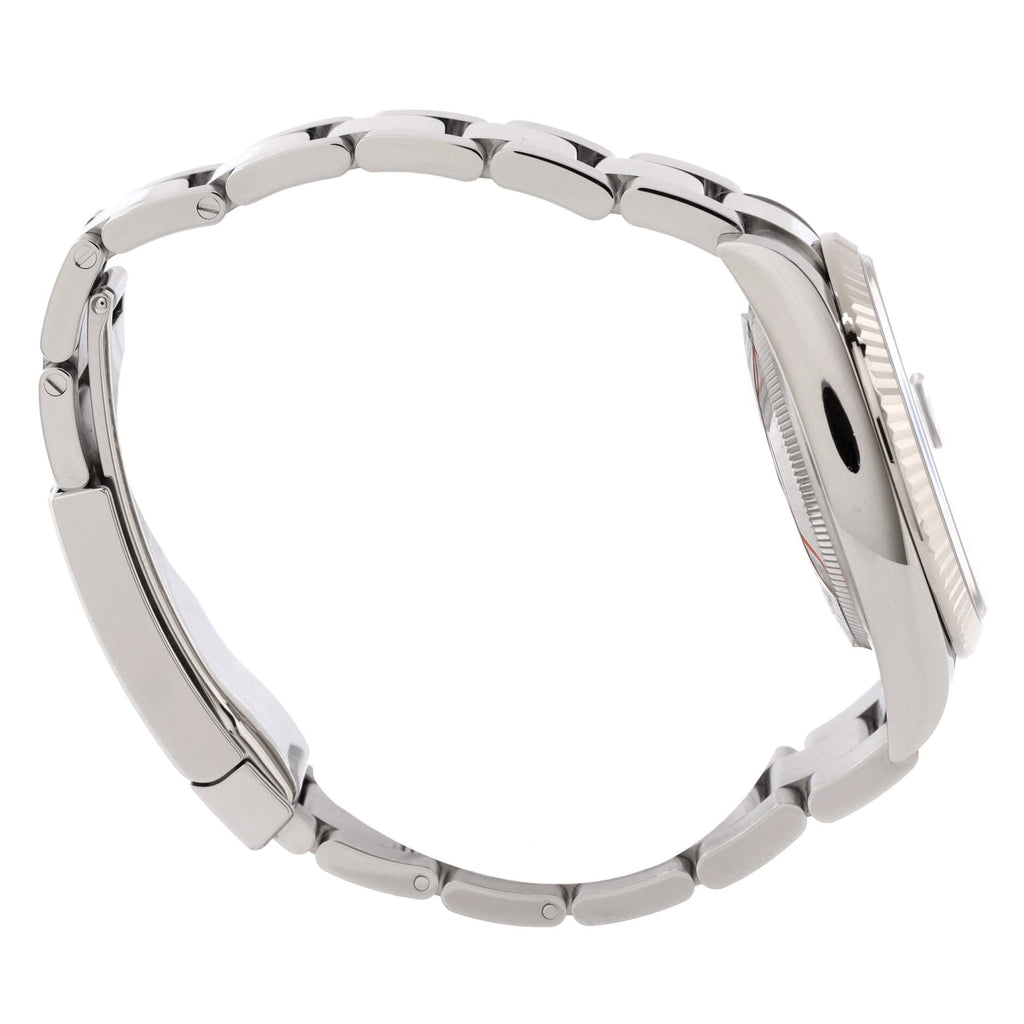 Oyster Perpetual Datejust Palm Motif Automatic Watch Stainless Steel and White Gold 36