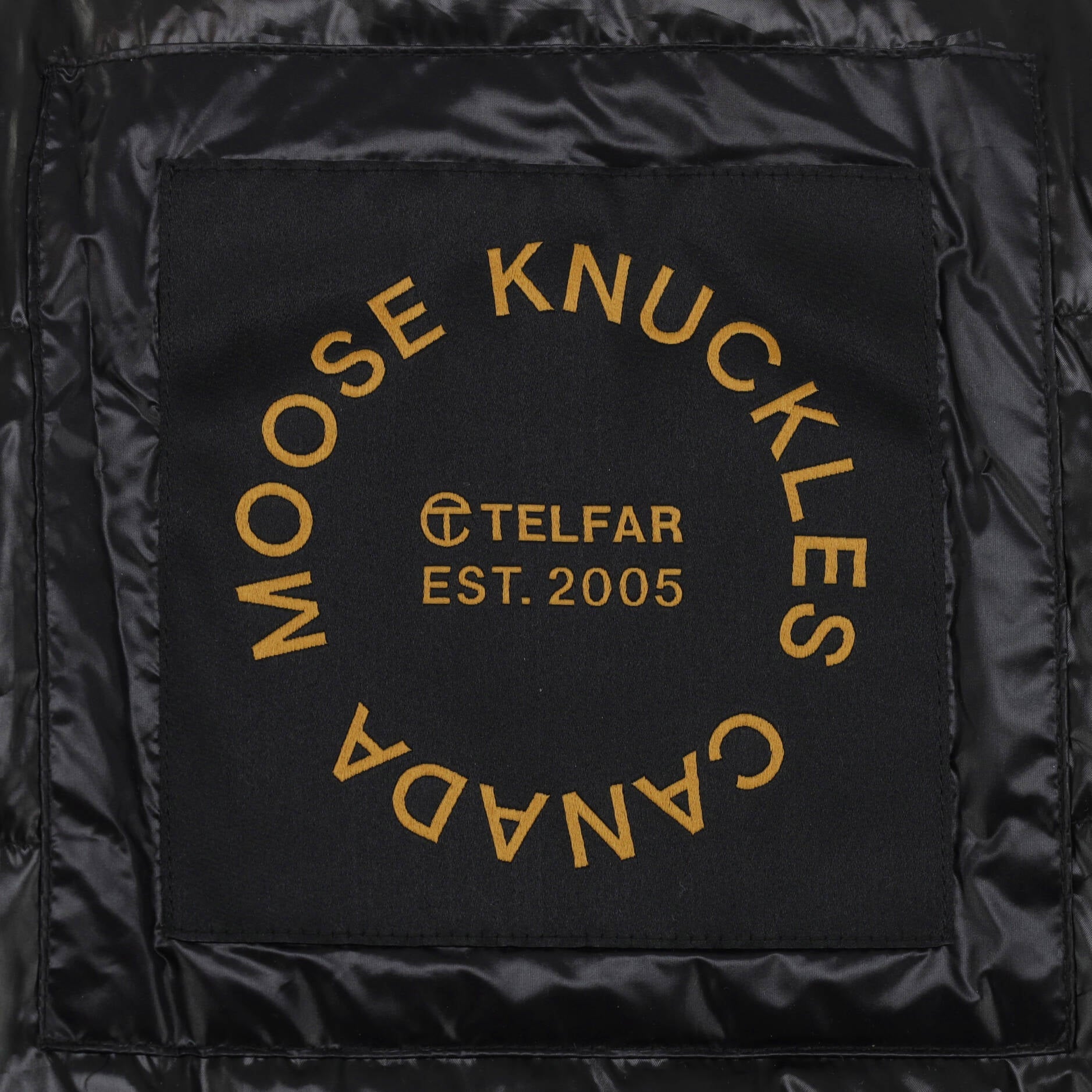 Moose Knuckles Peacoat Quilted Nylon with Down