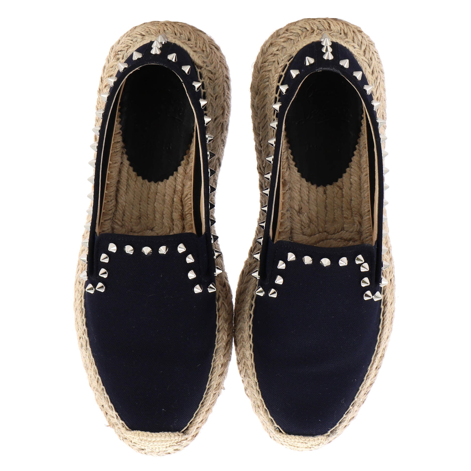 Women's Espaboat Espadrilles Studded Canvas
