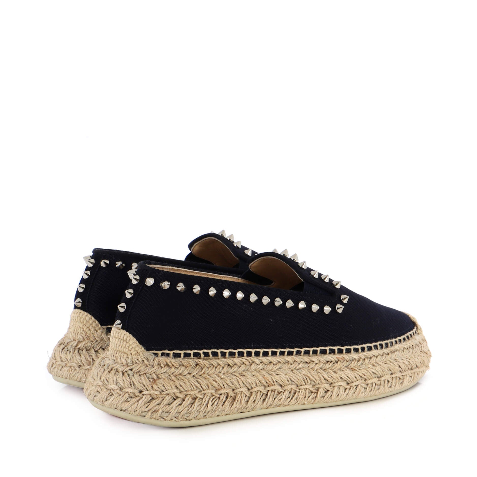 Women's Espaboat Espadrilles Studded Canvas