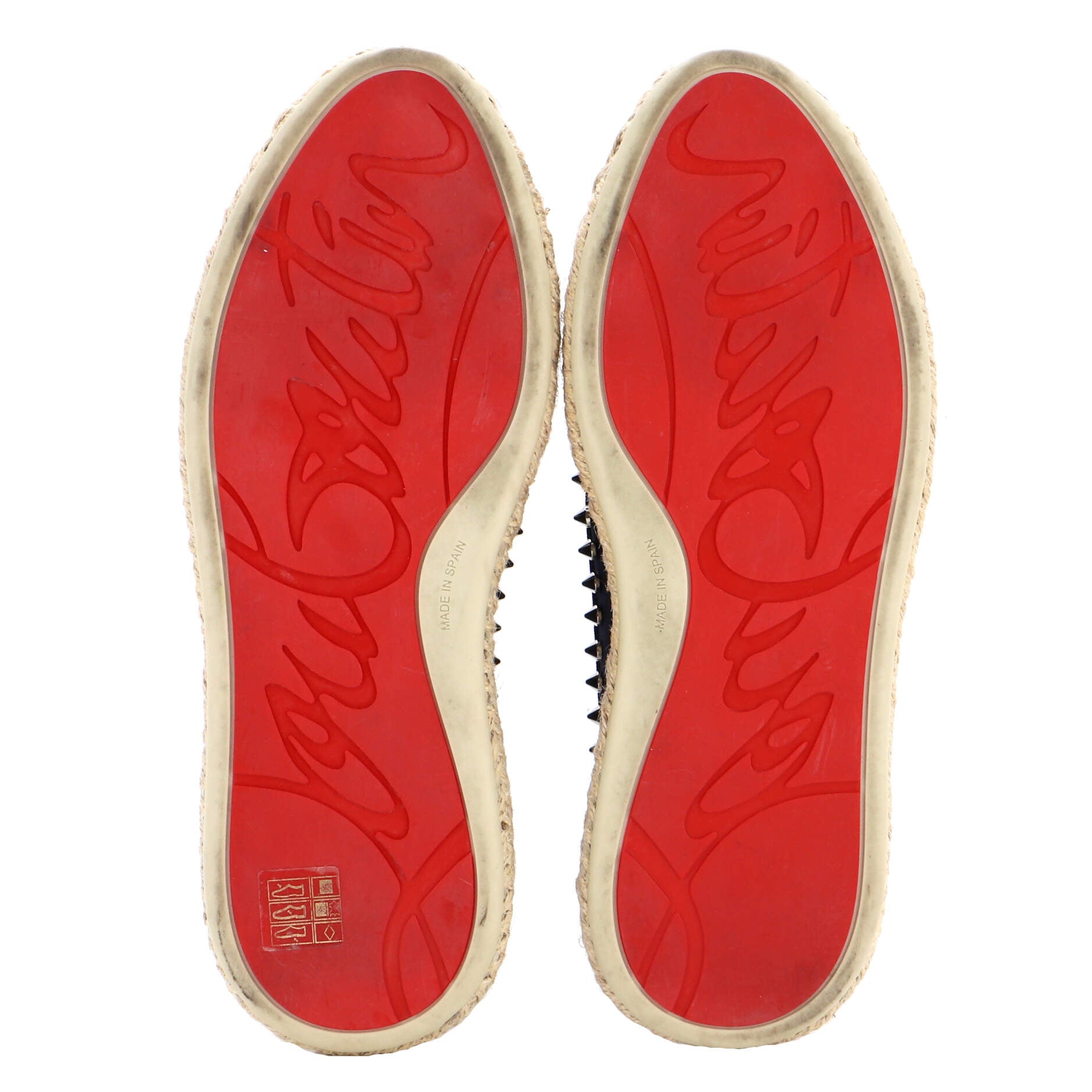 Women's Espaboat Espadrilles Studded Canvas