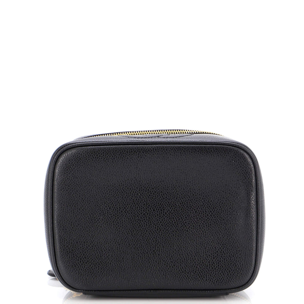 Vintage Timeless Cosmetic Case Caviar Medium