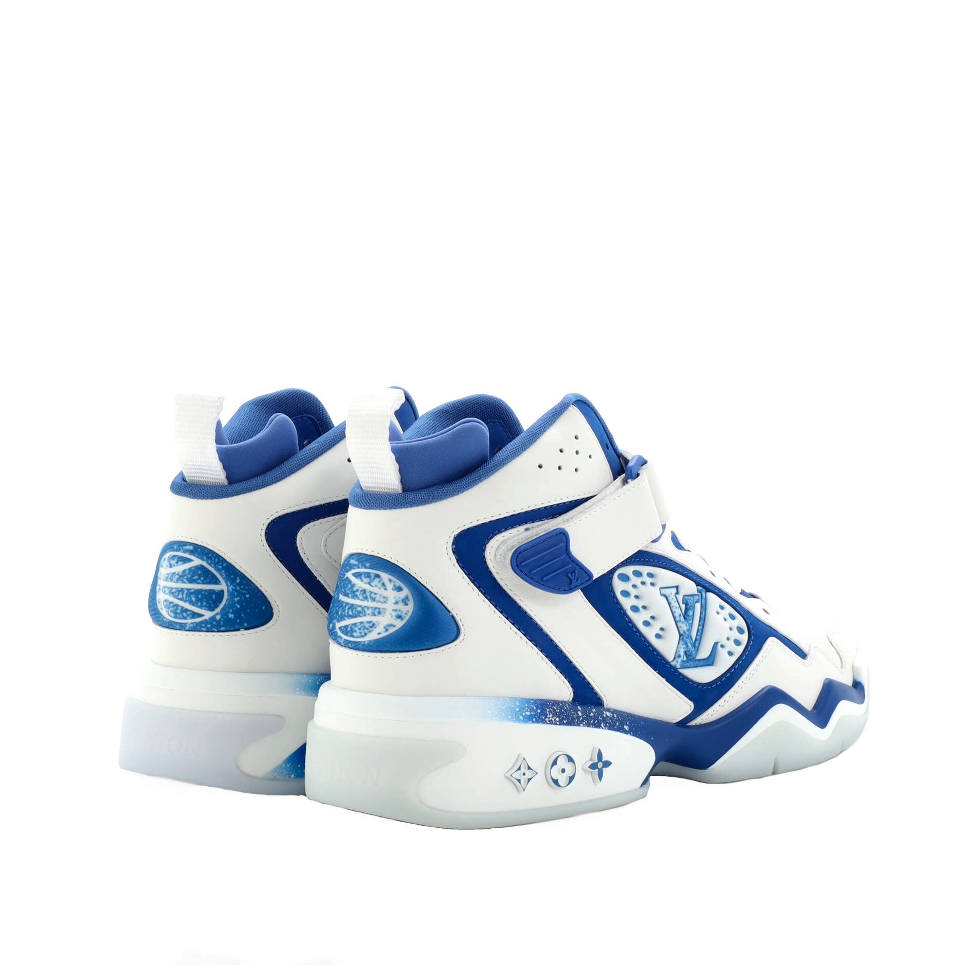 Men's LV Trainer 2 Line Sneakers Leather and Neoprene