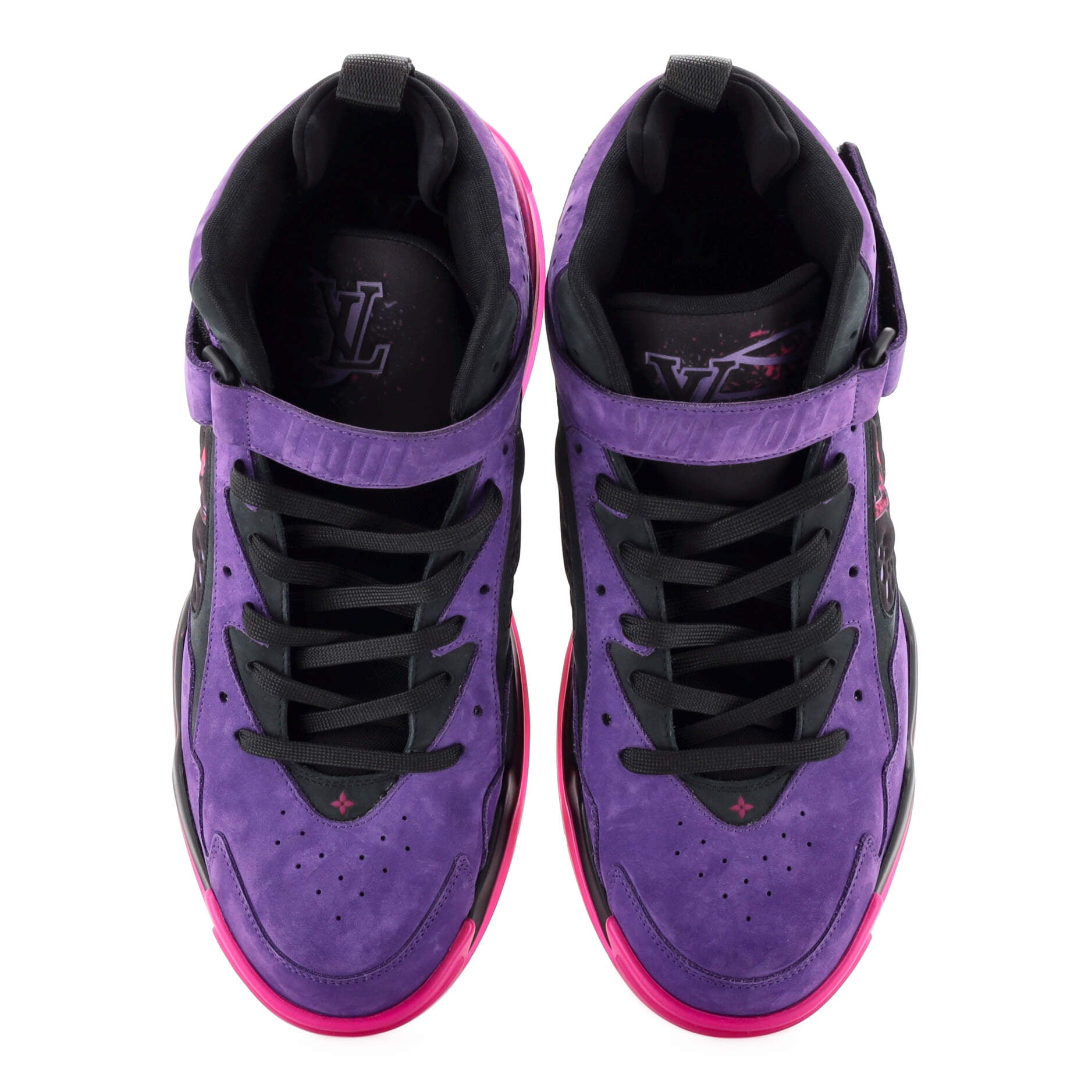 Men's LV Trainer 2 Line Sneakers Suede