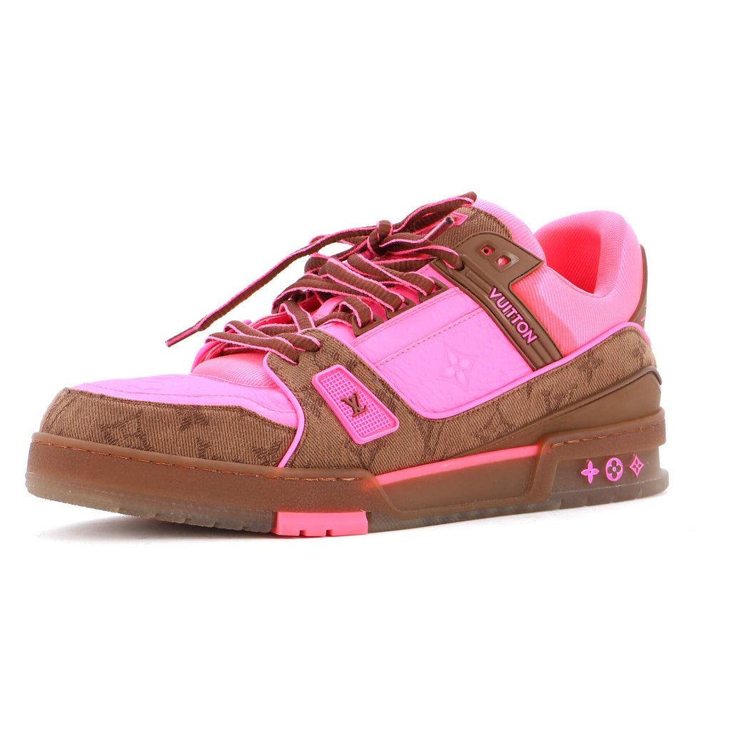 Men's LV Trainer Sneakers Monogram Denim