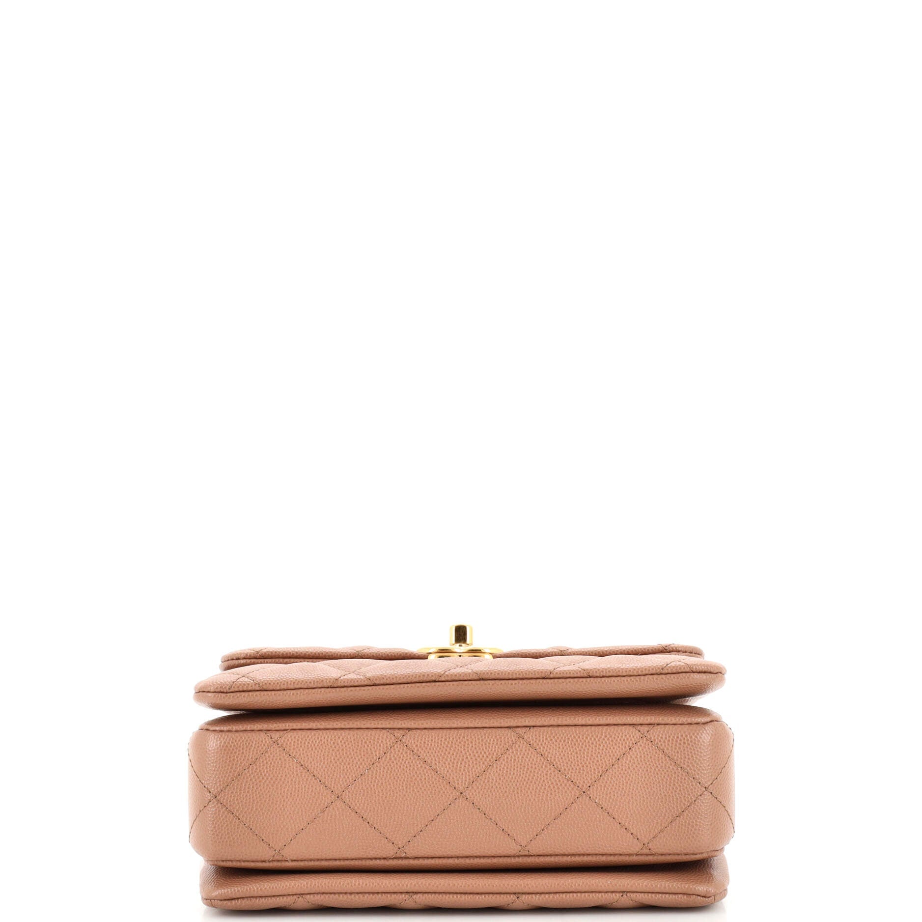 Coco First Flap Bag Quilted Caviar Mini