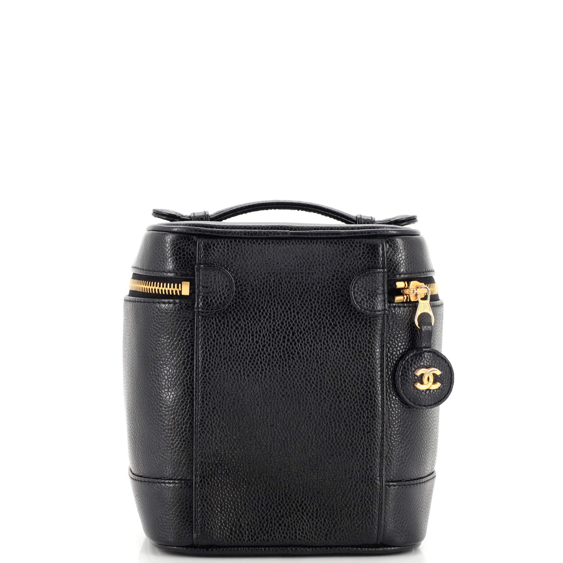 Vintage Timeless Cosmetic Case Caviar Tall