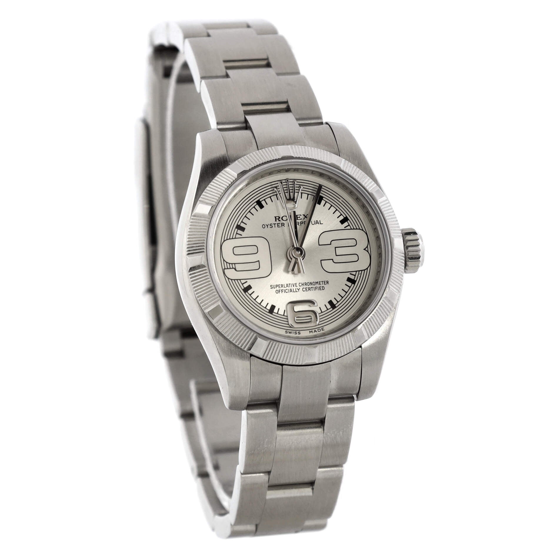 Arabic Maxi Oyster Perpetual Automatic Watch Stainless Steel 26