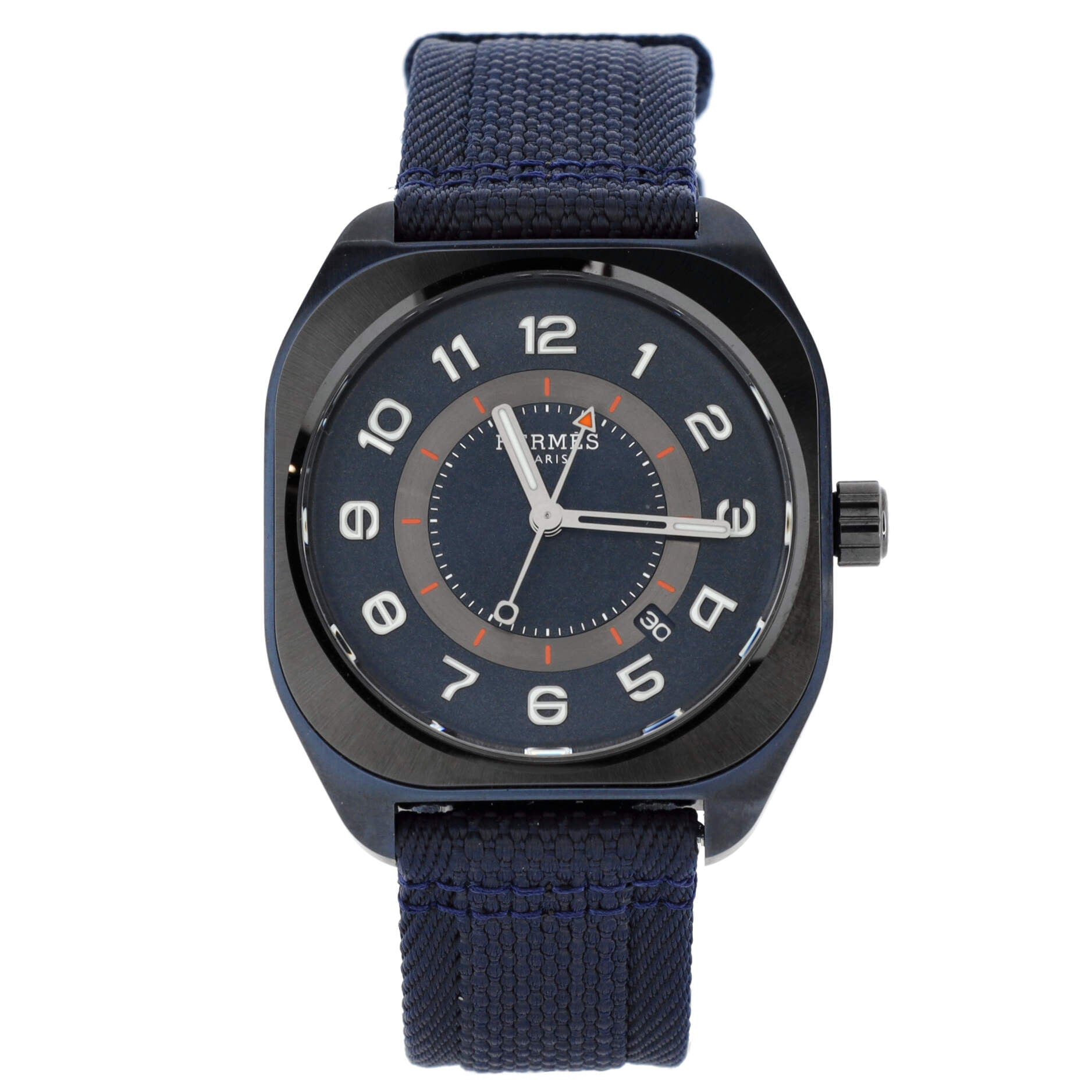 H08 Automatic Watch DLC Titanium and Nylon 39