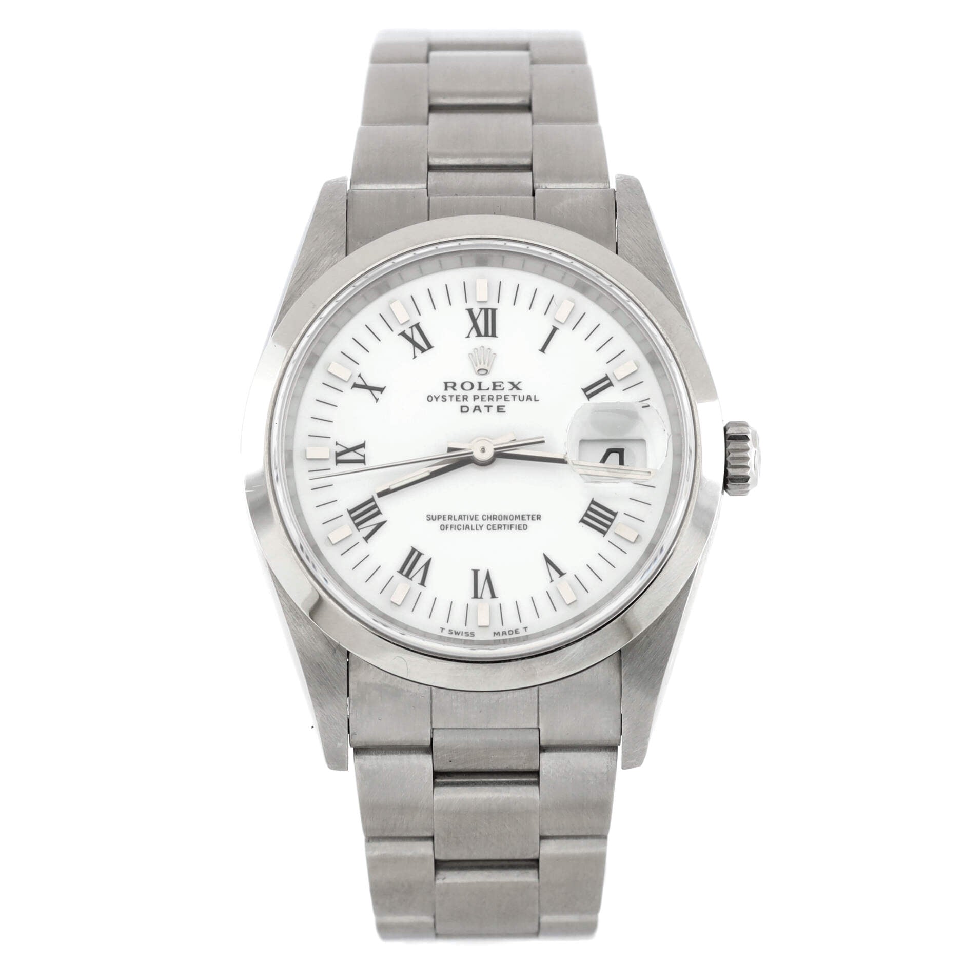 Oyster Perpetual Date Automatic Watch Stainless Steel 34