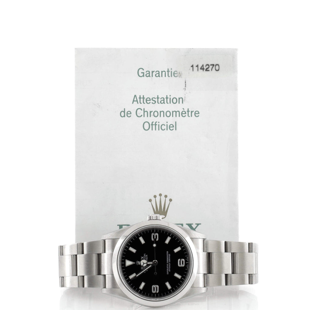 Oyster Perpetual Explorer Automatic Watch Stainless Steel 36