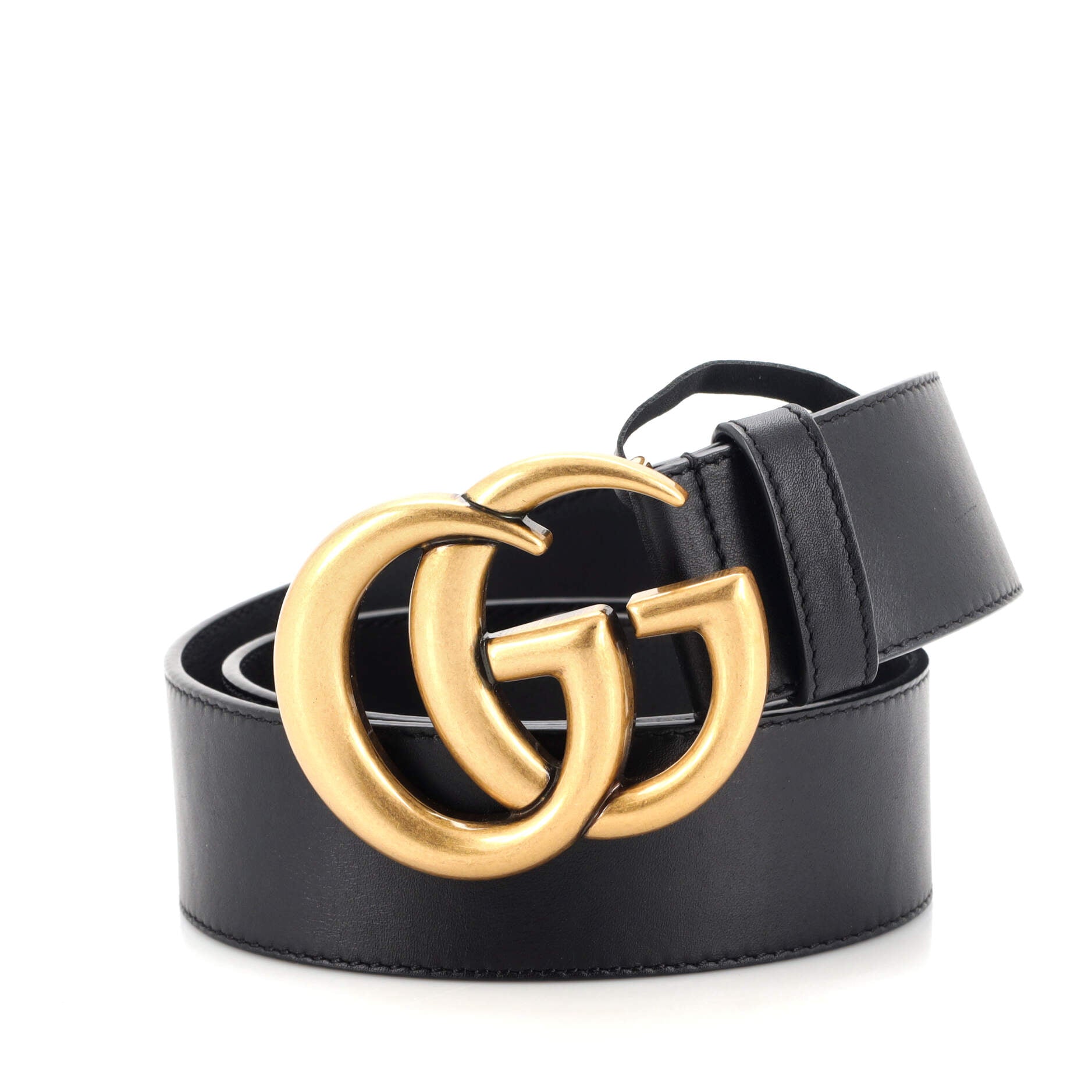 GG Marmont Belt Leather Wide 75