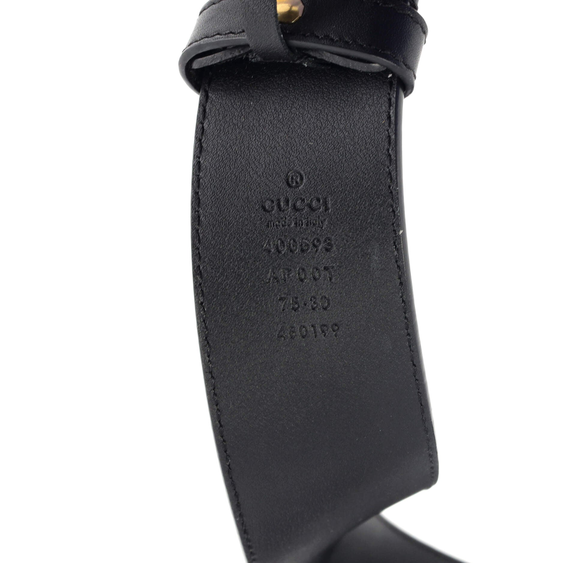 GG Marmont Belt Leather Wide 75