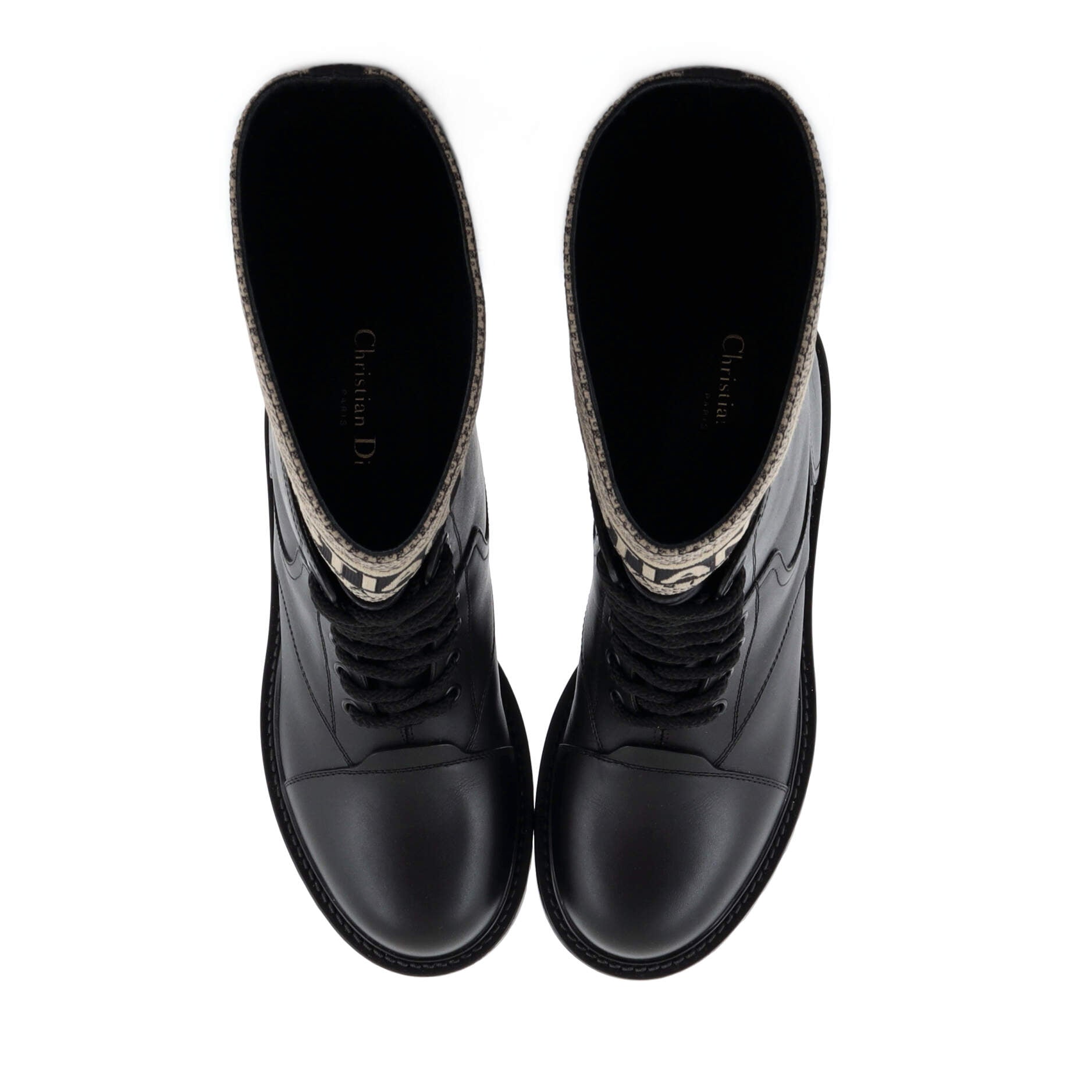 Women's D-Major Ankle Boot Technical Fabric with Leather and Rubber
