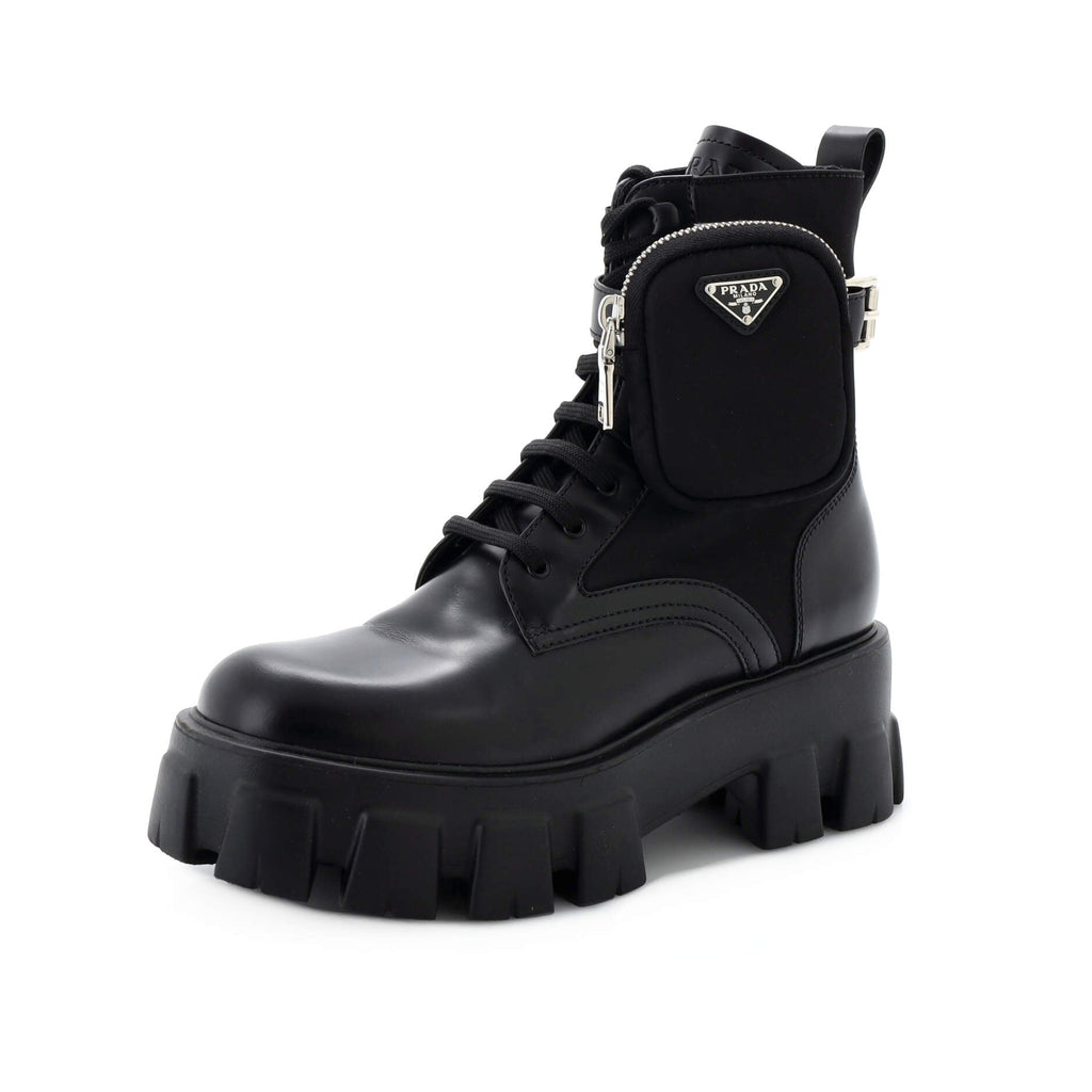Monolith Combat Boots Leather and Nylon
