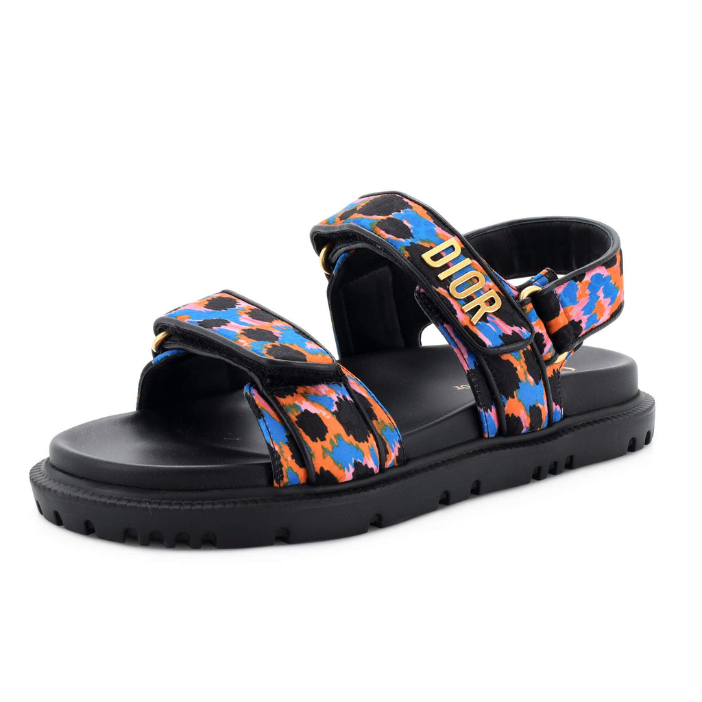 Women's DiorAct Sandals Printed Technical Fabric