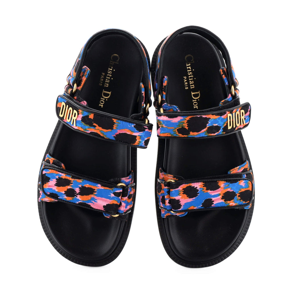 Women's DiorAct Sandals Printed Technical Fabric