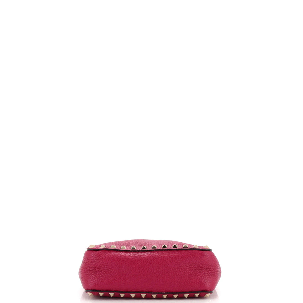 Rockstud Flip Lock Messenger Bag Leather Mini