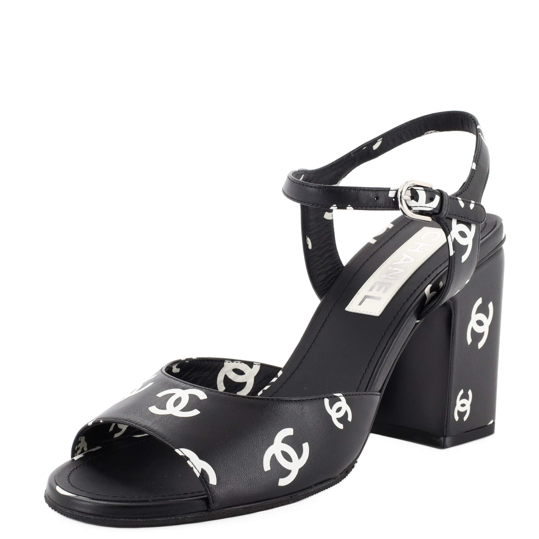 Women's Coco Beach Heeled Sandals Printed Leather