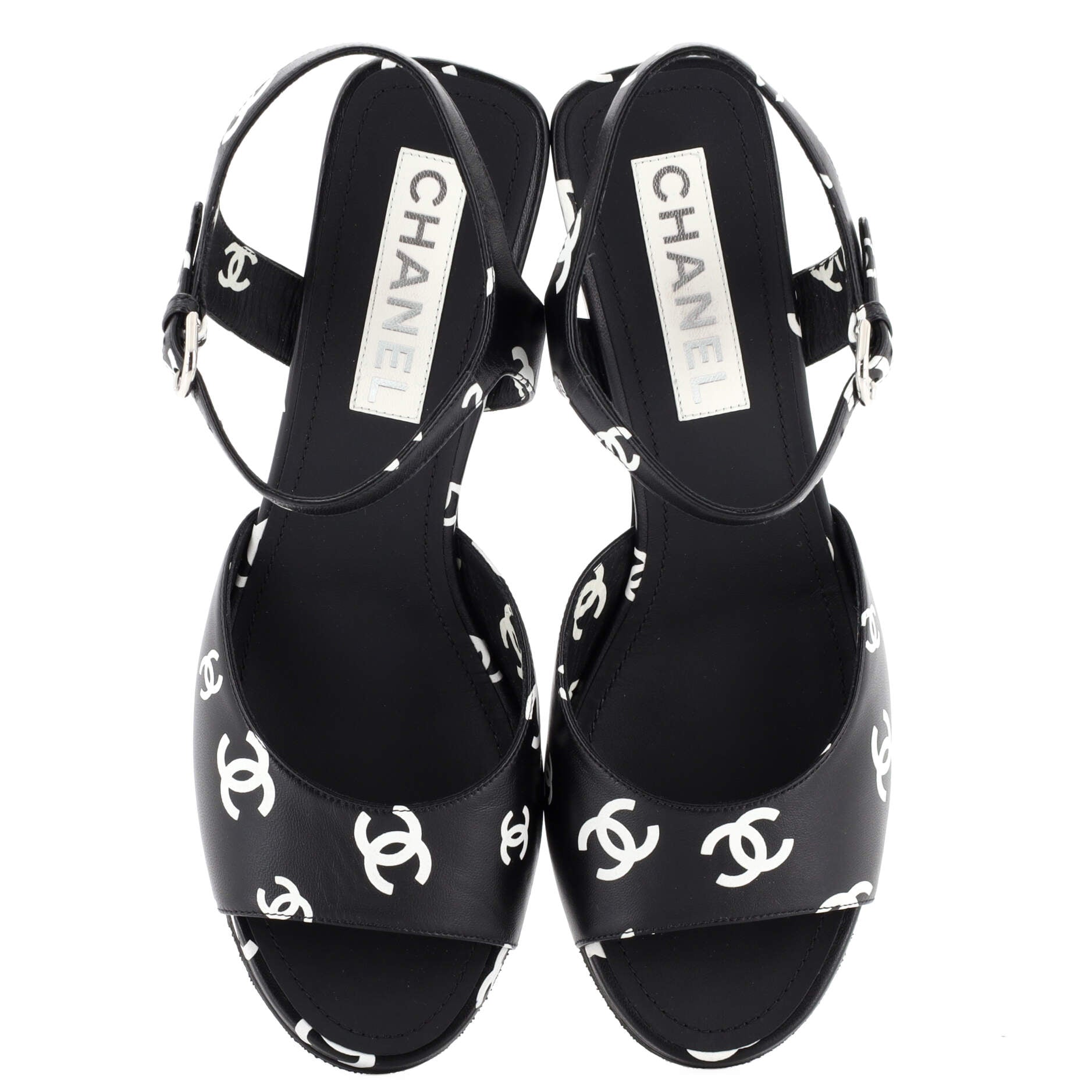 Women's Coco Beach Heeled Sandals Printed Leather