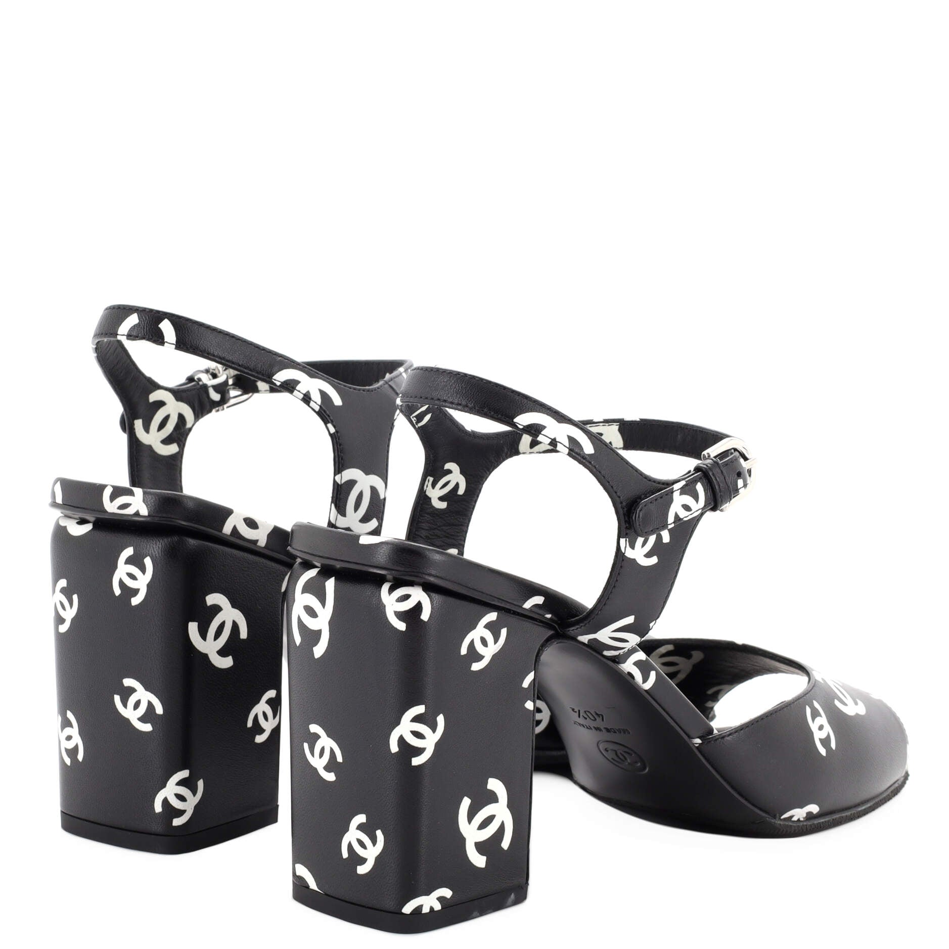 Women's Coco Beach Heeled Sandals Printed Leather