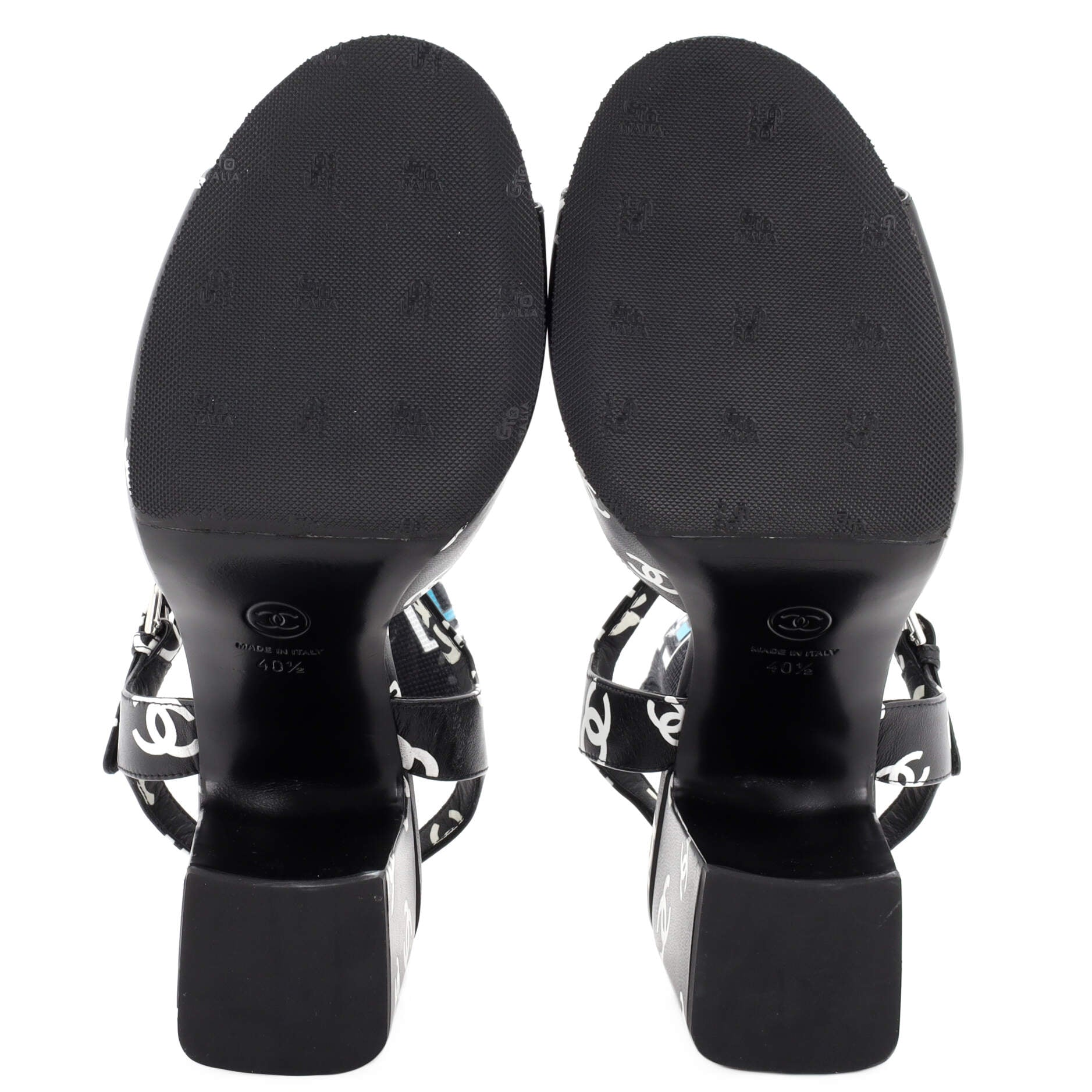 Women's Coco Beach Heeled Sandals Printed Leather