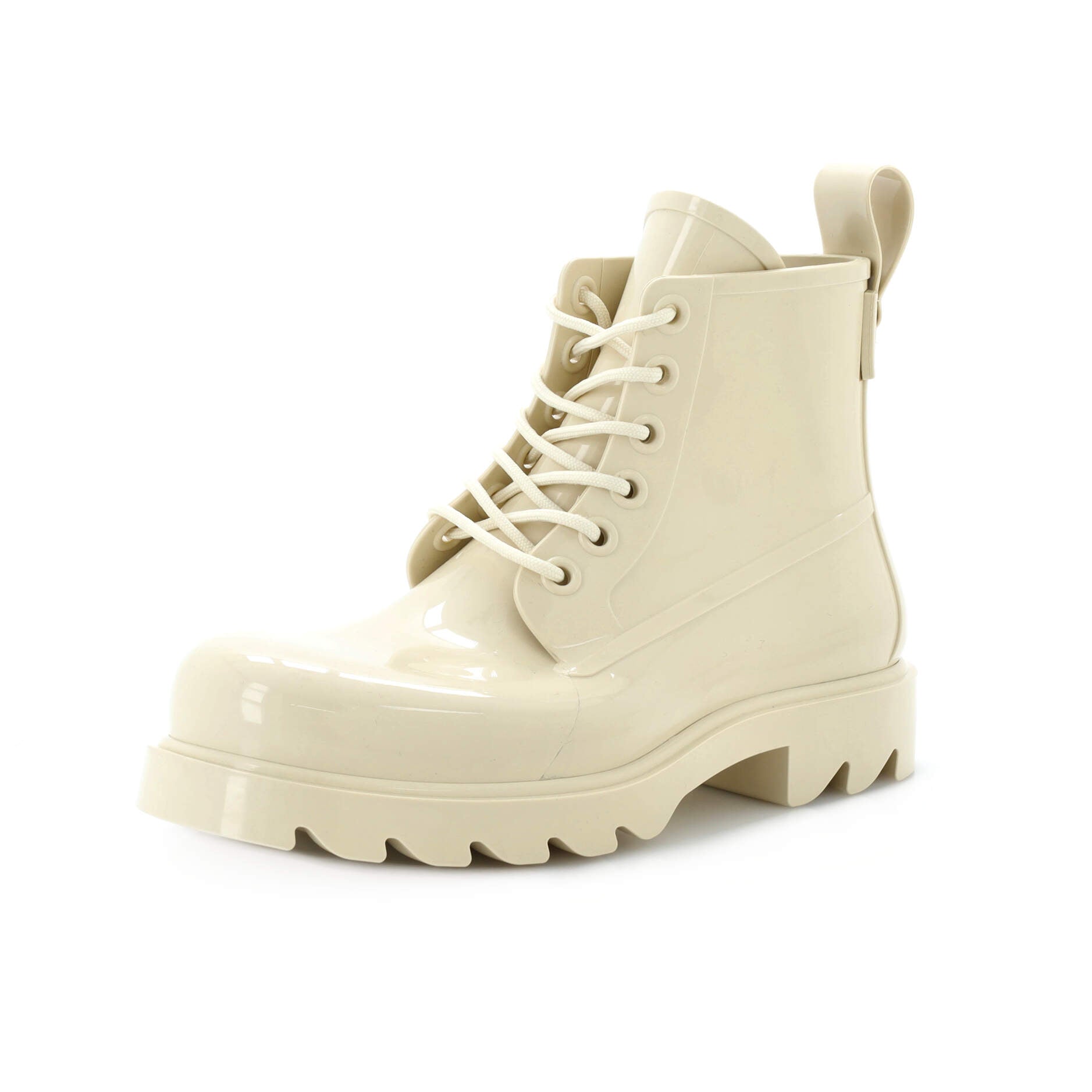 Stride Lace Up Boots Rubber