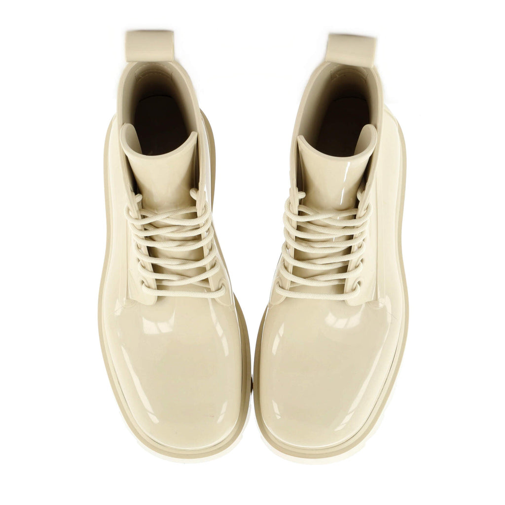 Stride Lace Up Boots Rubber