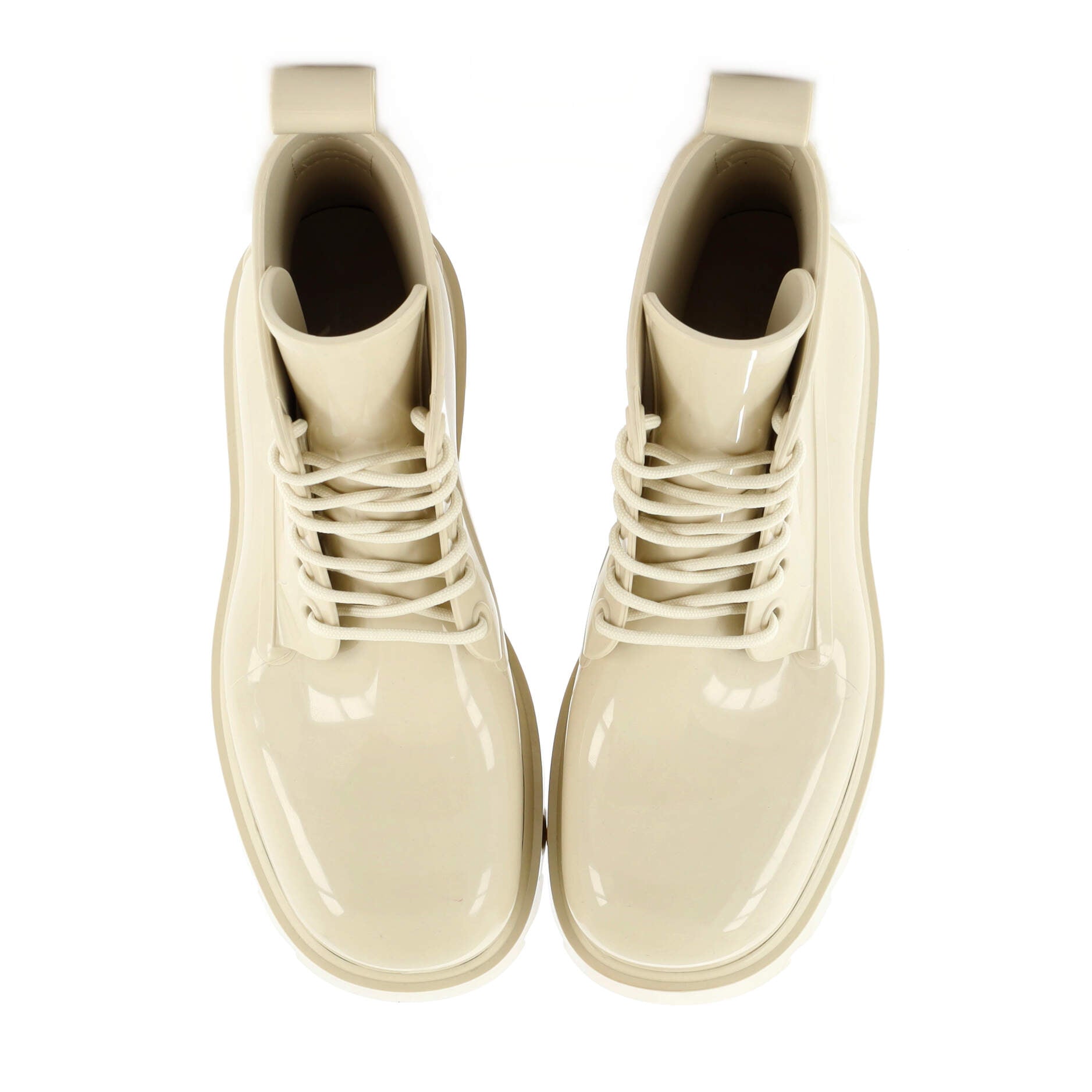 Stride Lace Up Boots Rubber