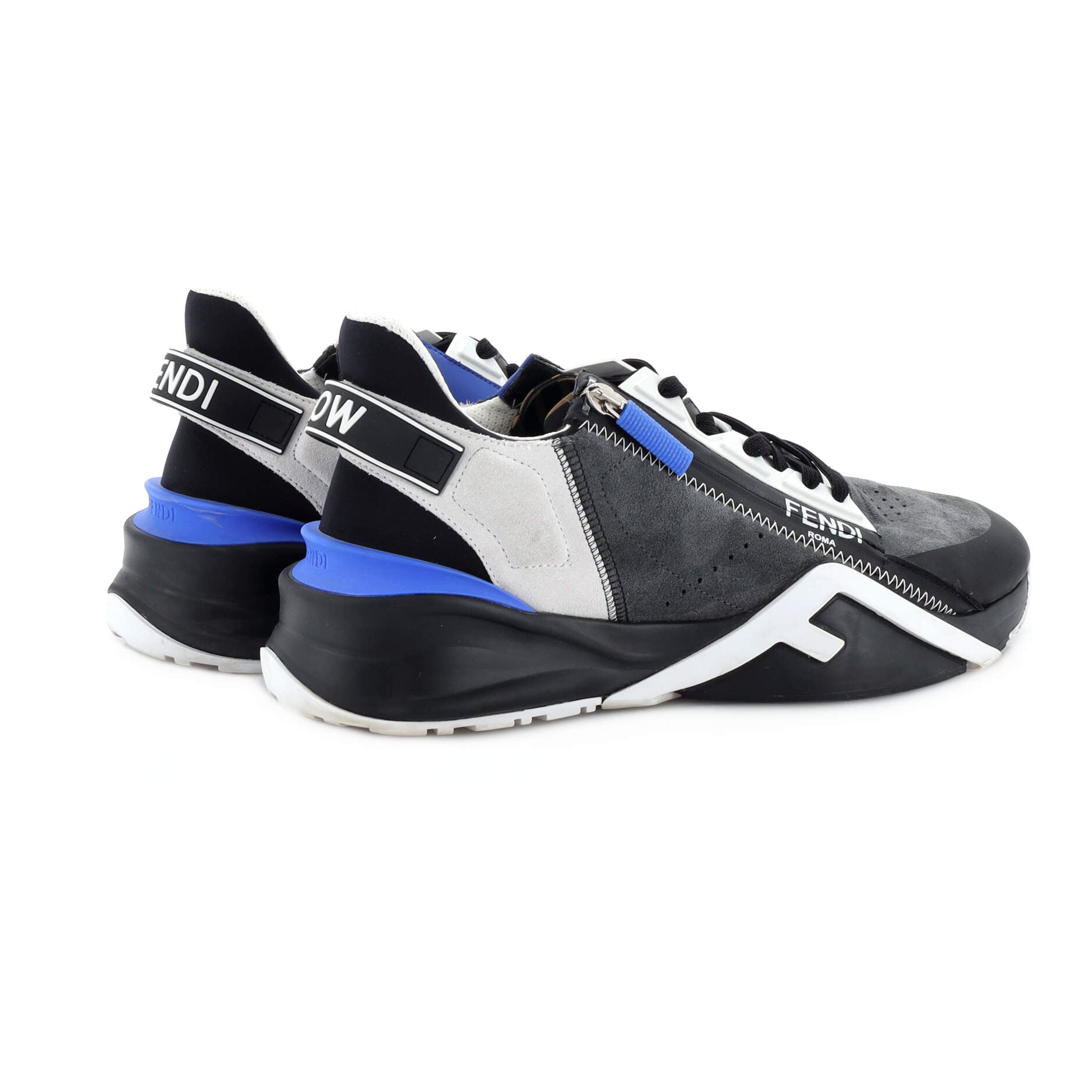 Men's Flow Sneakers Nylon and Suede