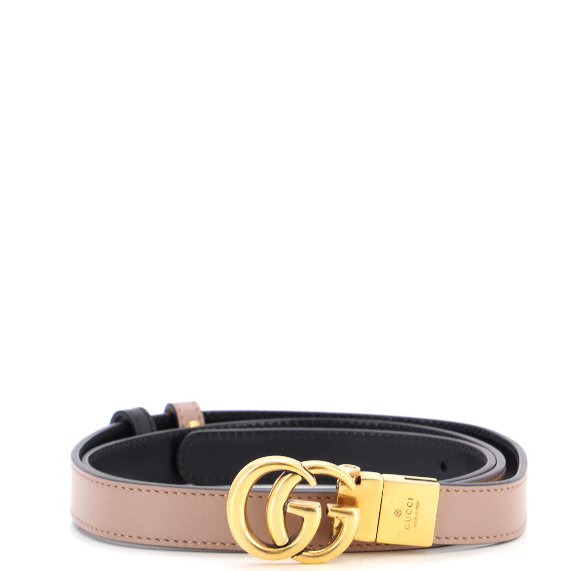 GG Marmont Reversible Belt Leather Thin 100