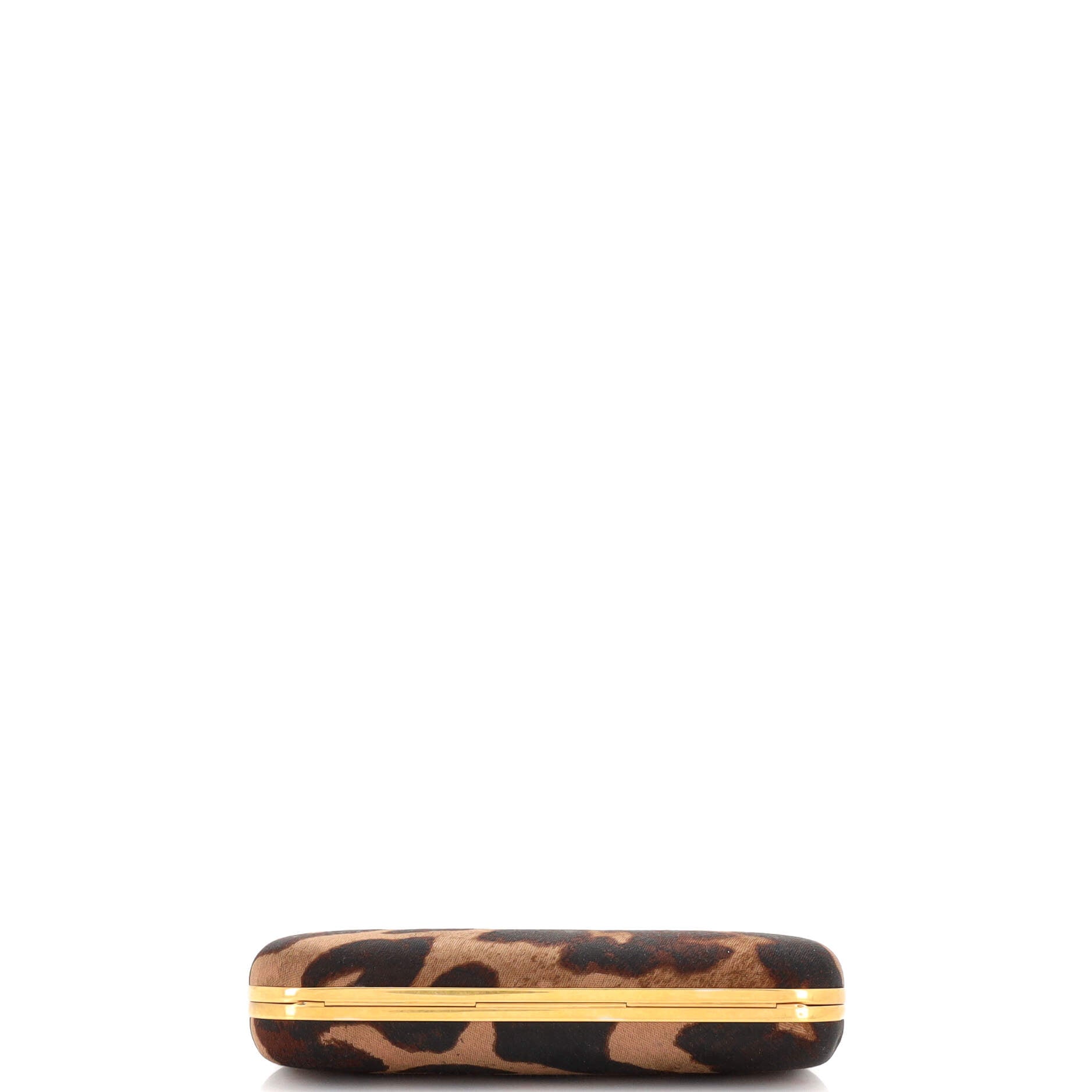 Knuckle Box Clutch Printed Fabric Long