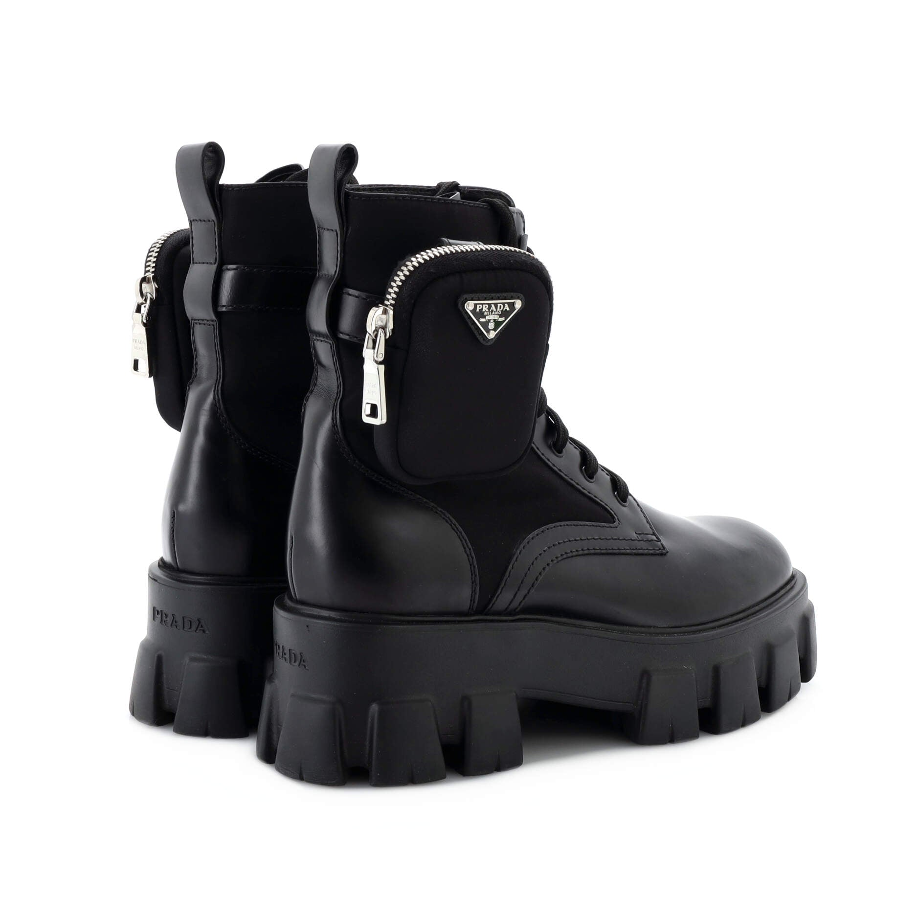Monolith Combat Boots Leather and Nylon