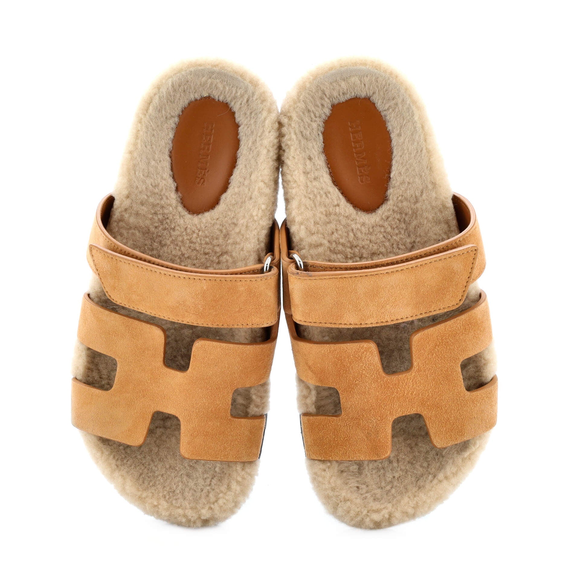 Women's Chypre Sandals Suede with Shearling