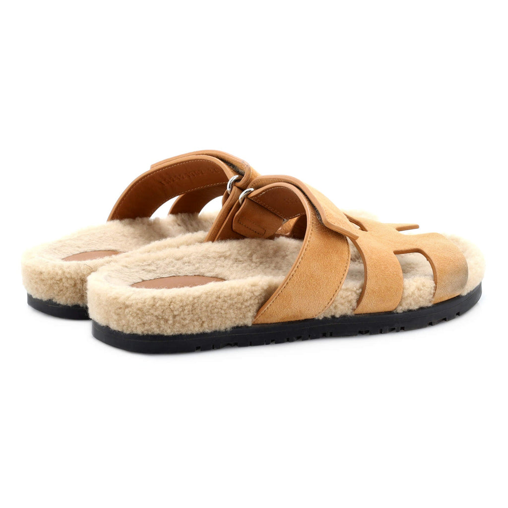 Women's Chypre Sandals Suede with Shearling