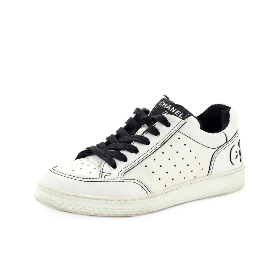 Women's Logo Low-Top Sneakers Leather
