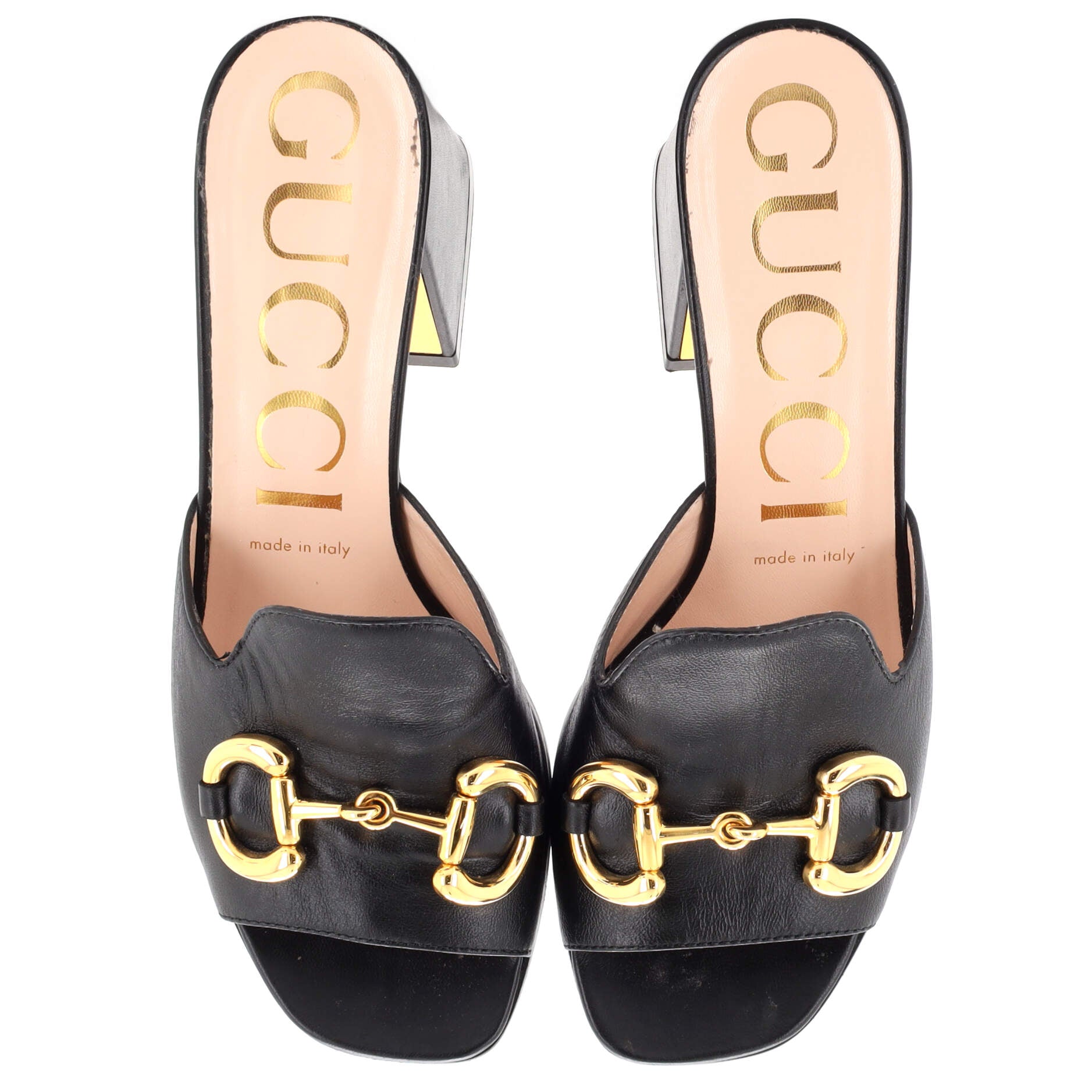Women's Horsebit Block Heel Sandals Leather
