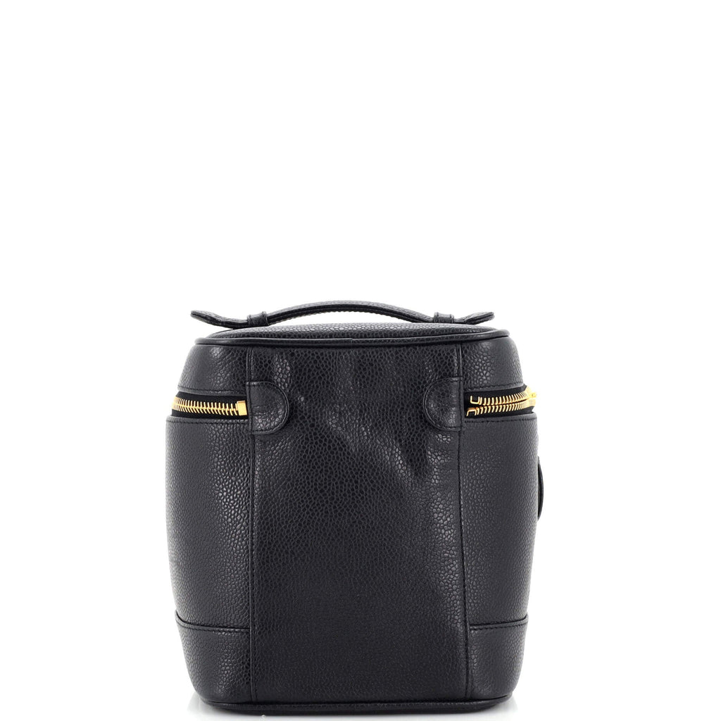 Vintage Timeless Cosmetic Case Caviar Tall