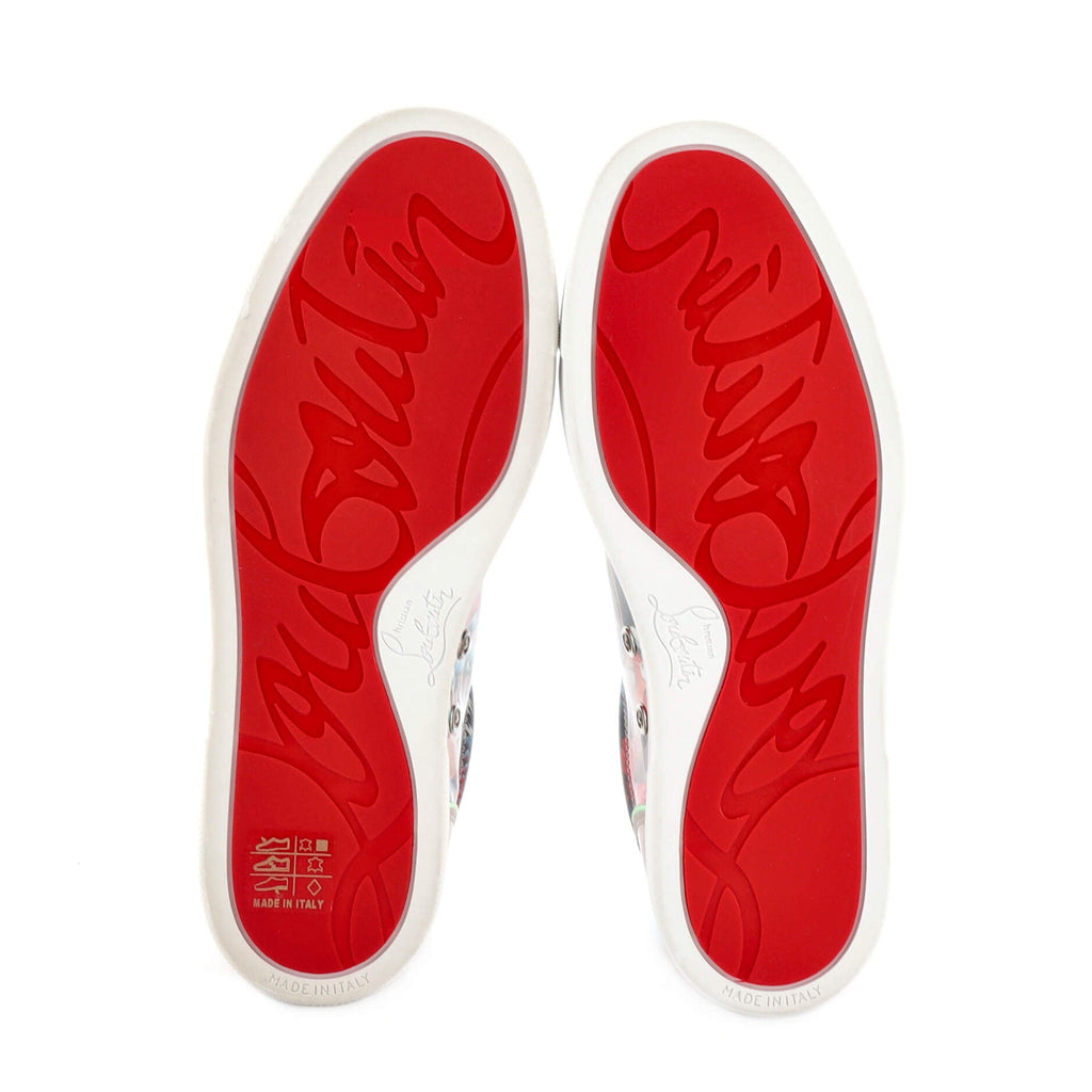 Women's Vieira Flat Sneakers Printed Patent with Holographic Leather