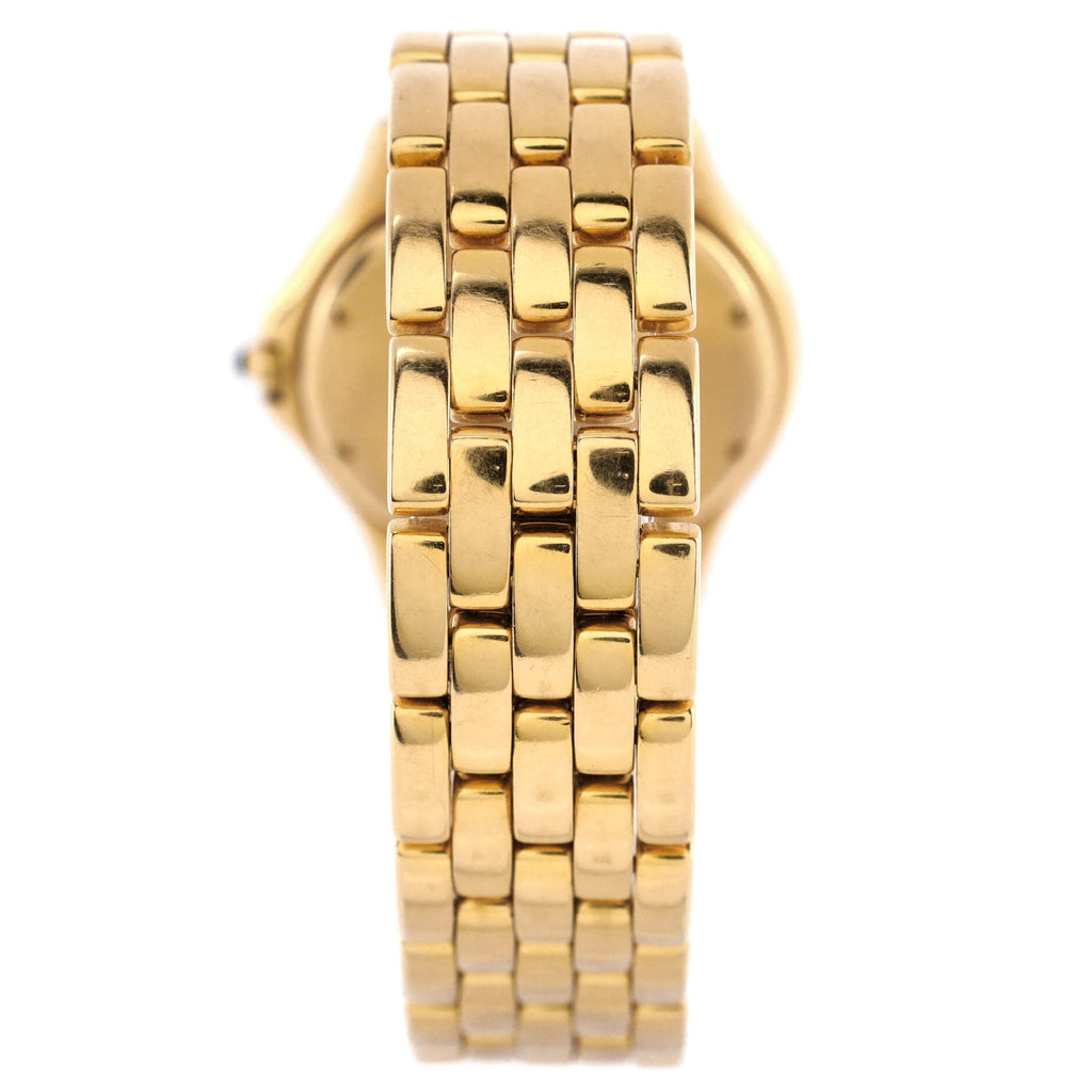Panthere Cougar Quartz Watch Yellow Gold 32