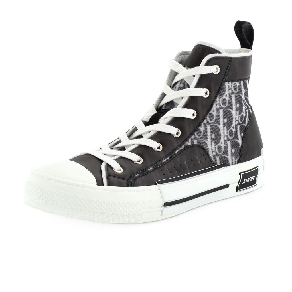 Men's B23 High-Top Sneakers Oblique Coated Canvas and PVC