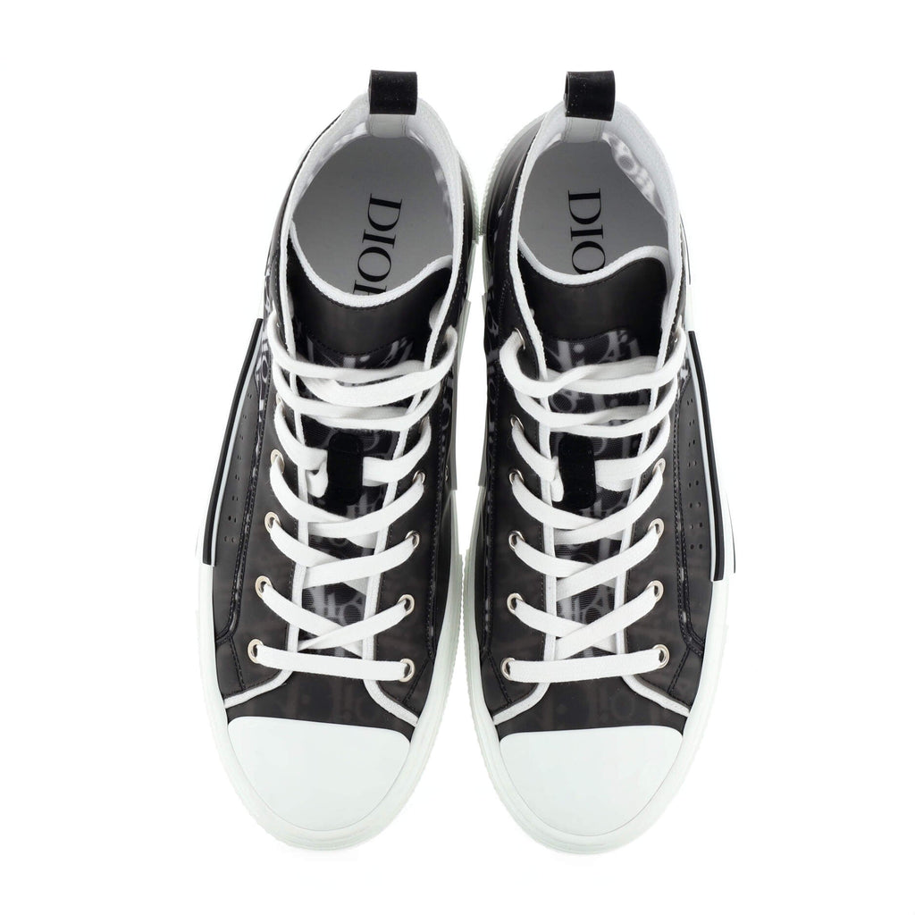 Men's B23 High-Top Sneakers Oblique Coated Canvas and PVC