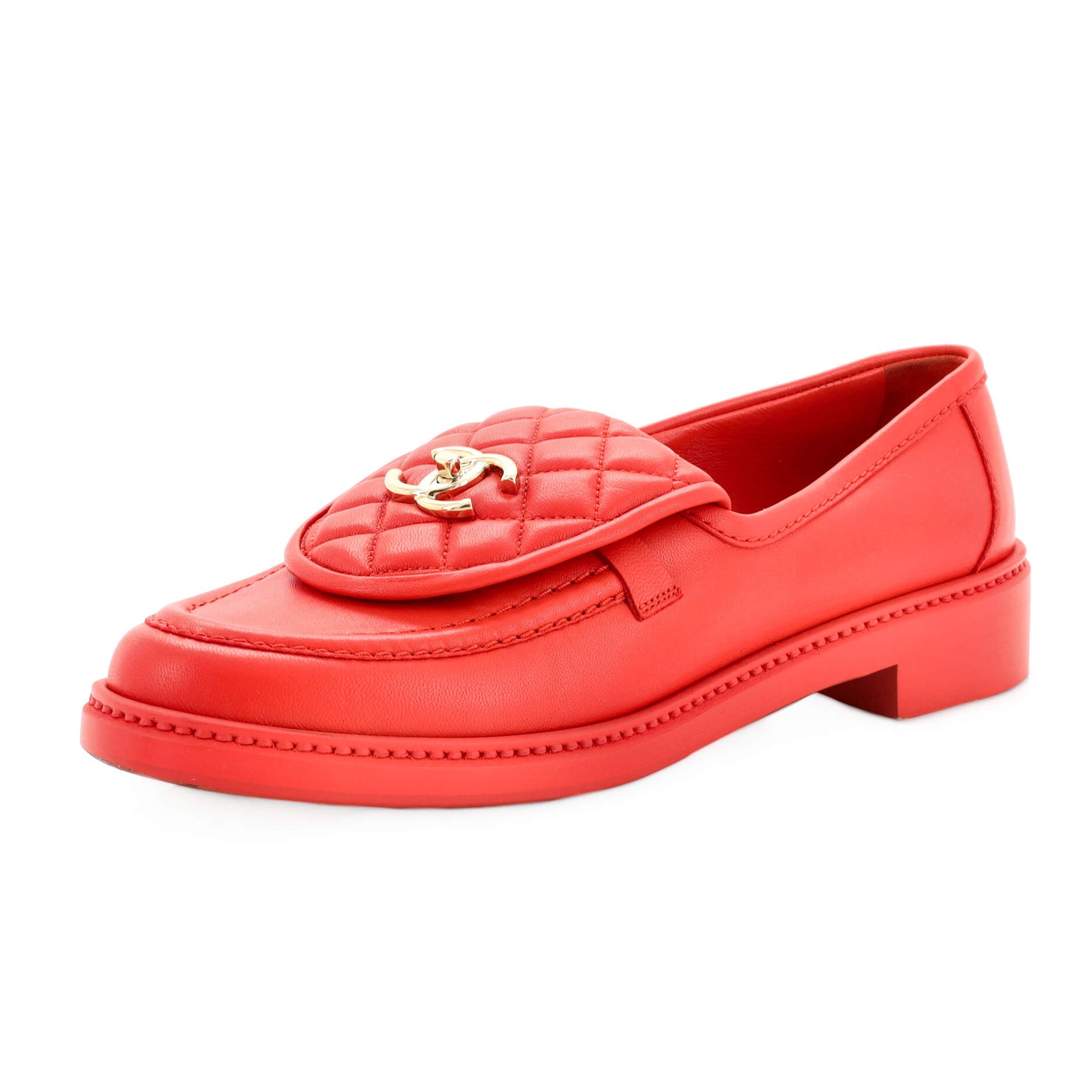 Women's CC Loafers Quilted Leather