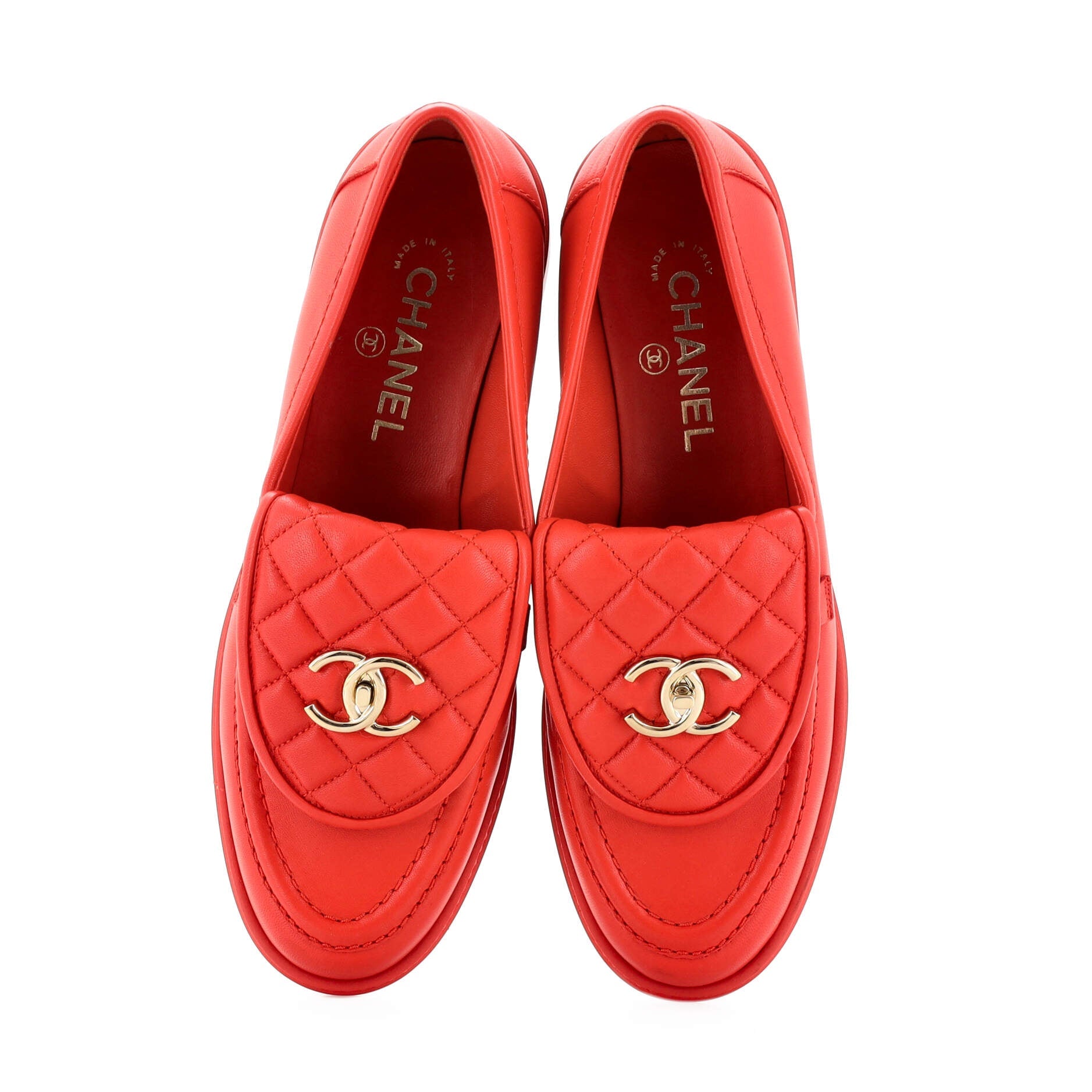 Women's CC Loafers Quilted Leather